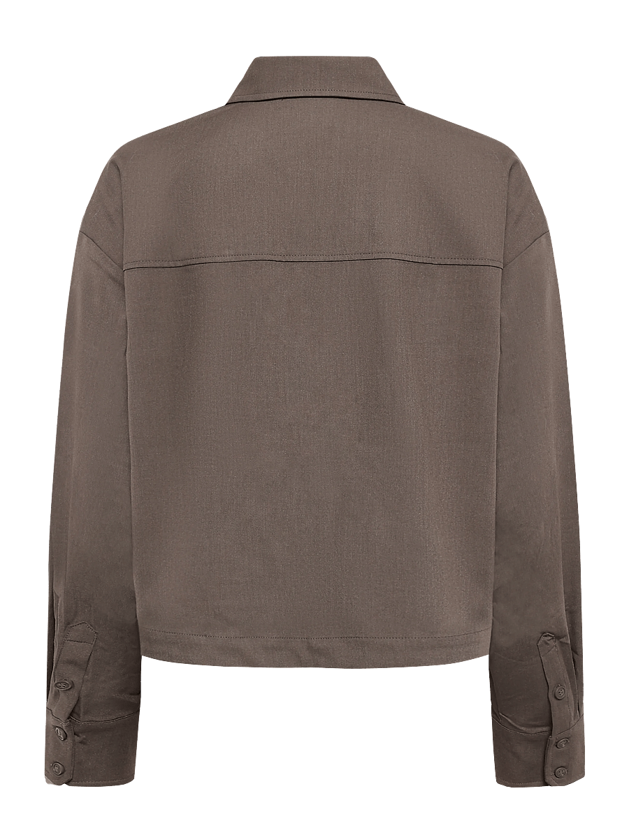 Claire Woman - CWSellma Shirt - cacao melange - 1