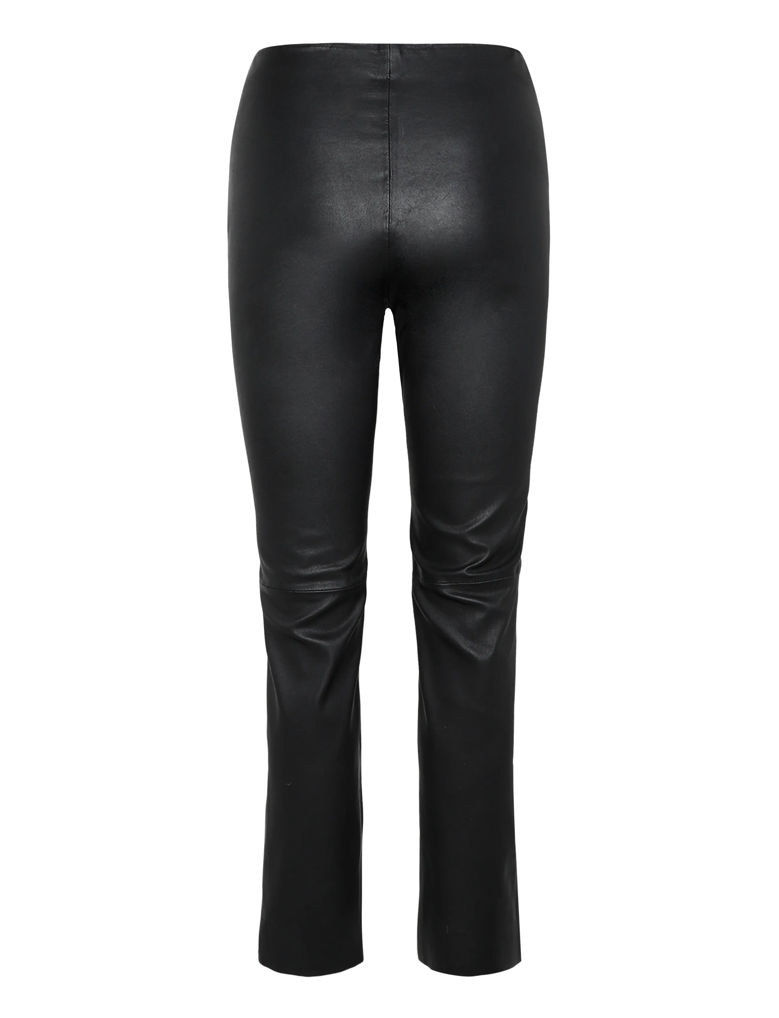 Claire Woman - CWLeonora - stretch leather legging - leggings - 3244 black - 1