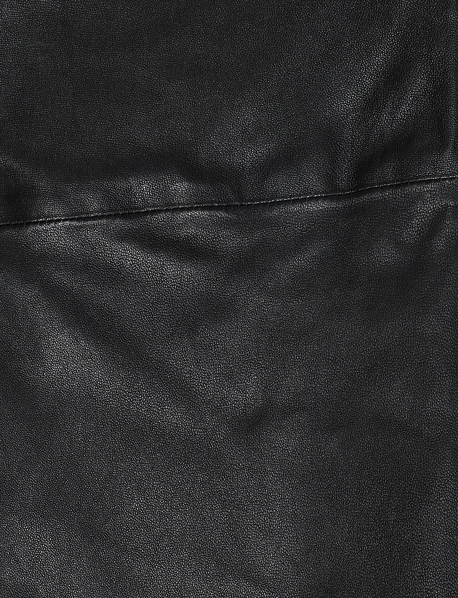 Claire Woman - CWLeonora - stretch leather legging - leggings - 3244 black - 3