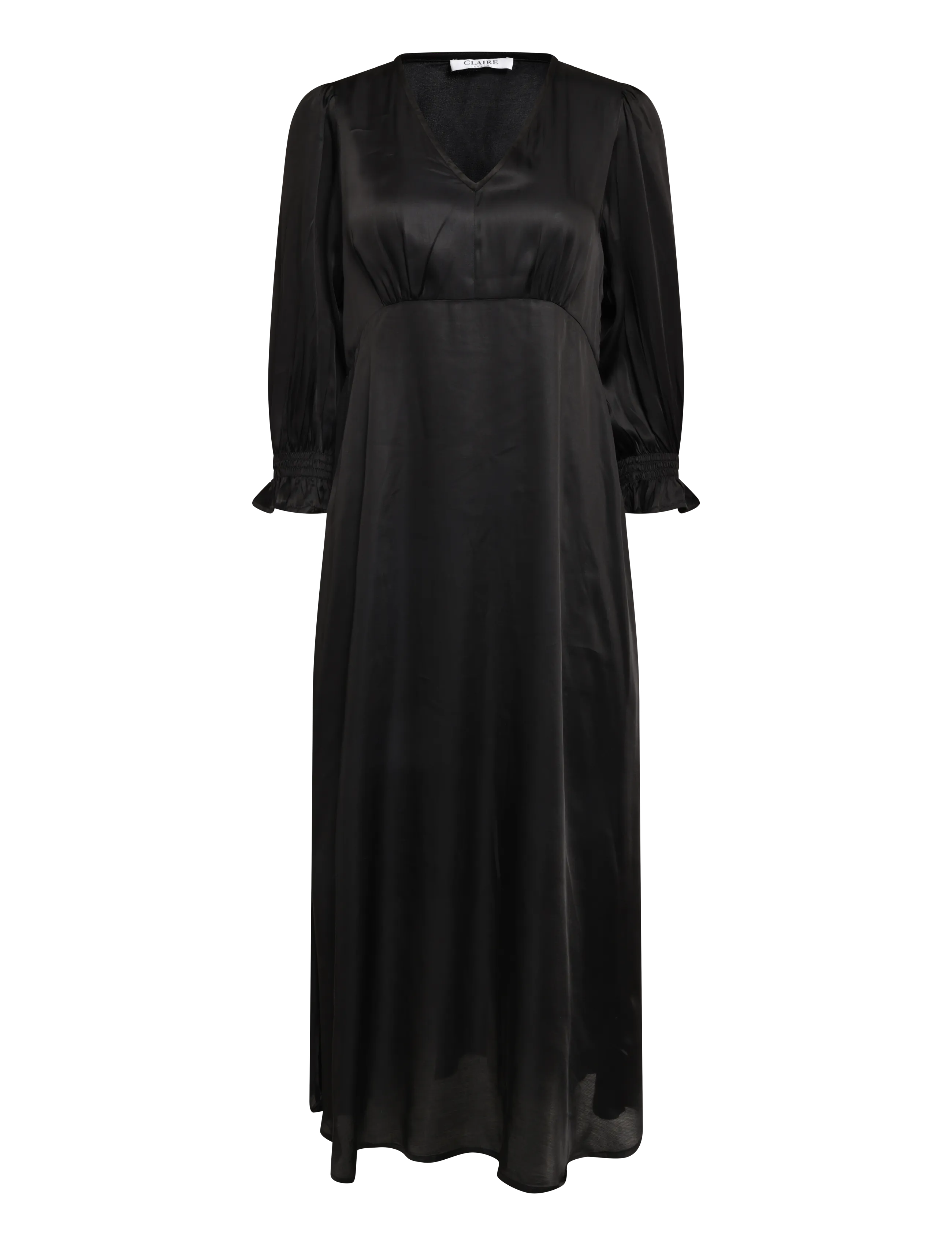 Claire Woman CWKaltrina Dress - Maxi Dresses - BLACK / black