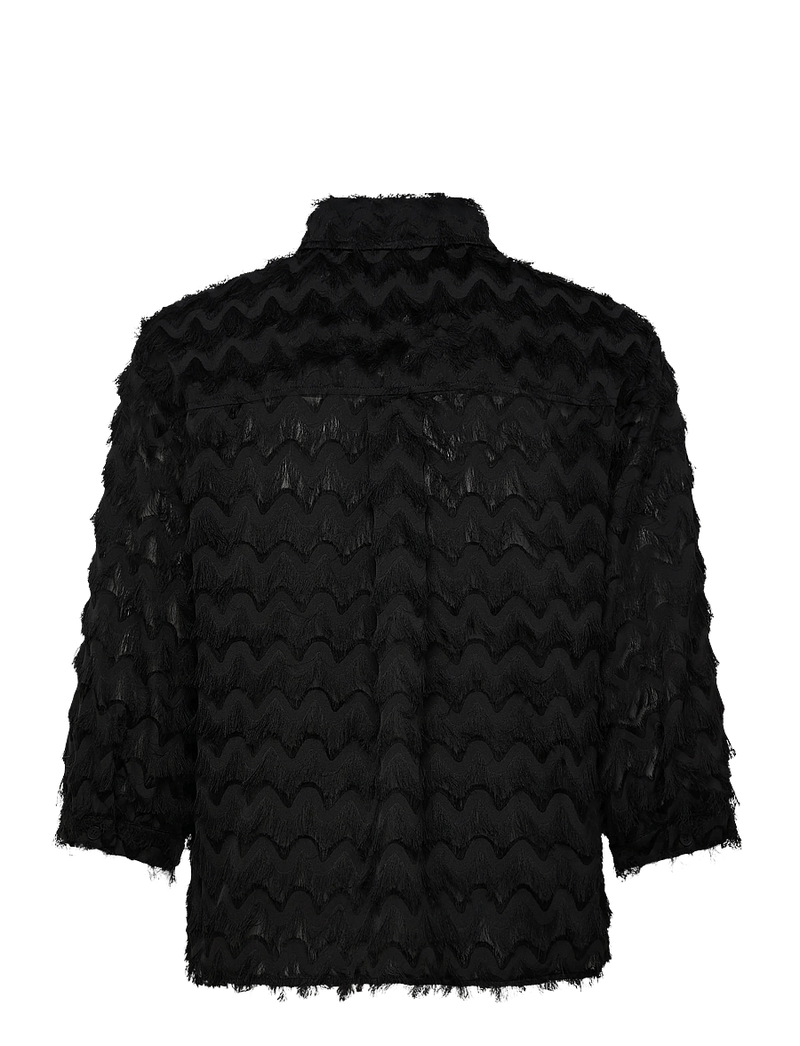 Claire Woman - CWPetrine - långärmade skjortor - black - 2