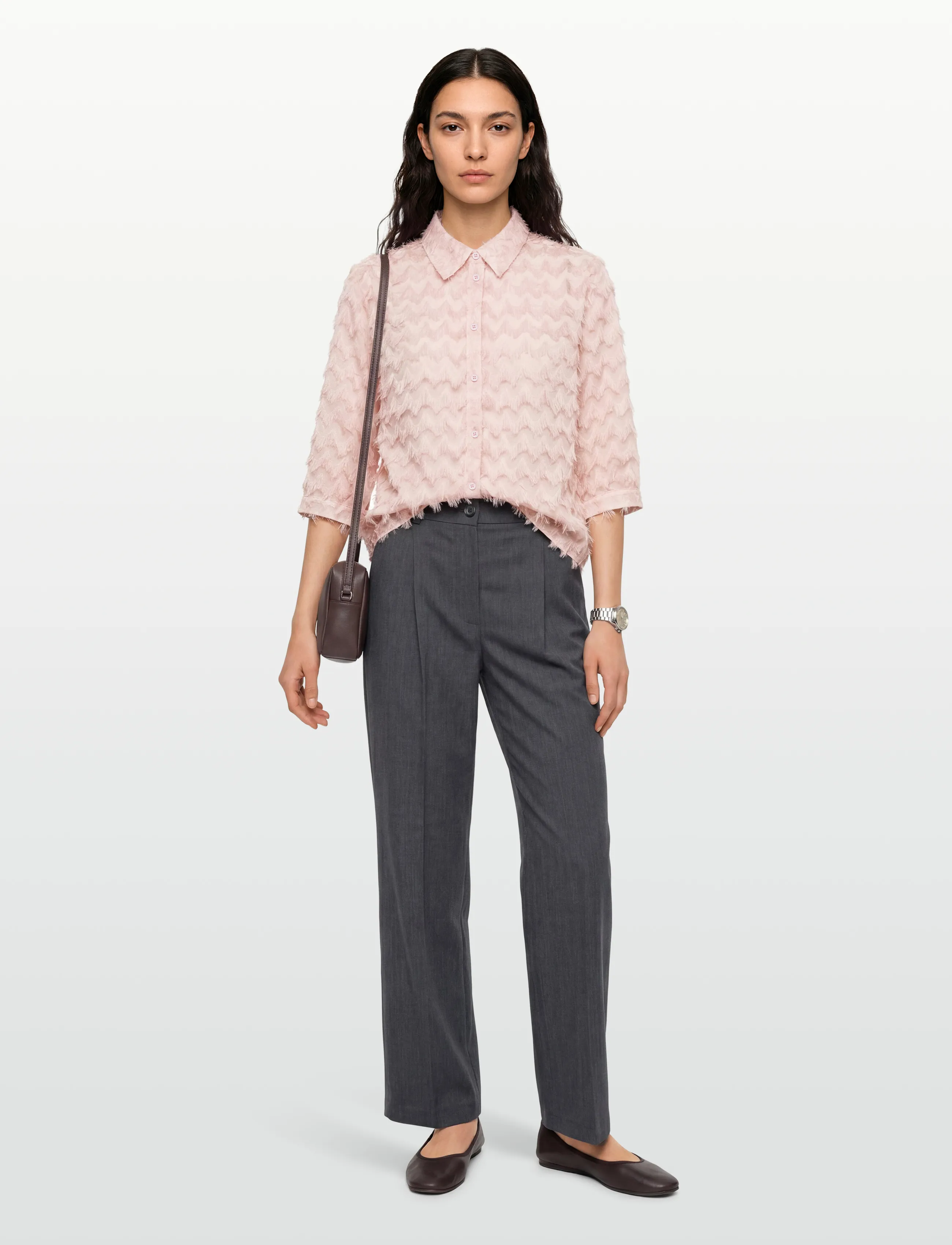 Claire Woman - CWPetrine - langærmede skjorter - pink touch - 0