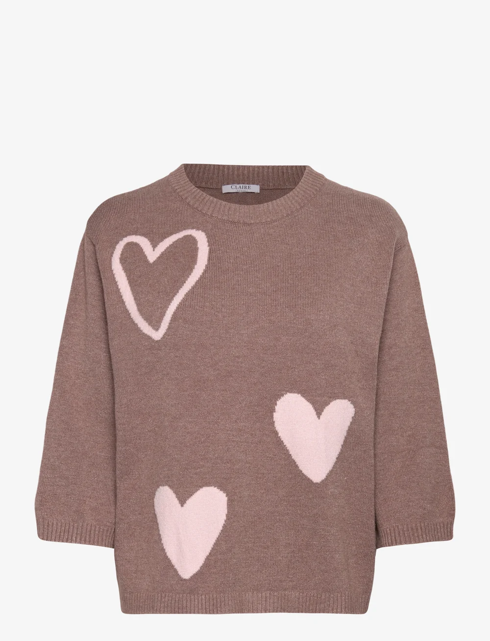 Claire Woman - CWPeace - pullover - cacao melange - 0