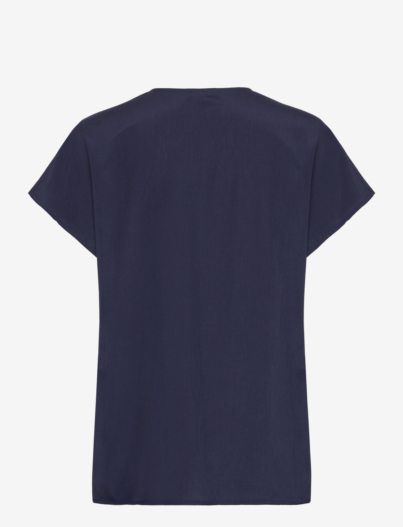 Claire Woman - CWRoksana - Blouse - kortærmede bluser - dark navy - 1