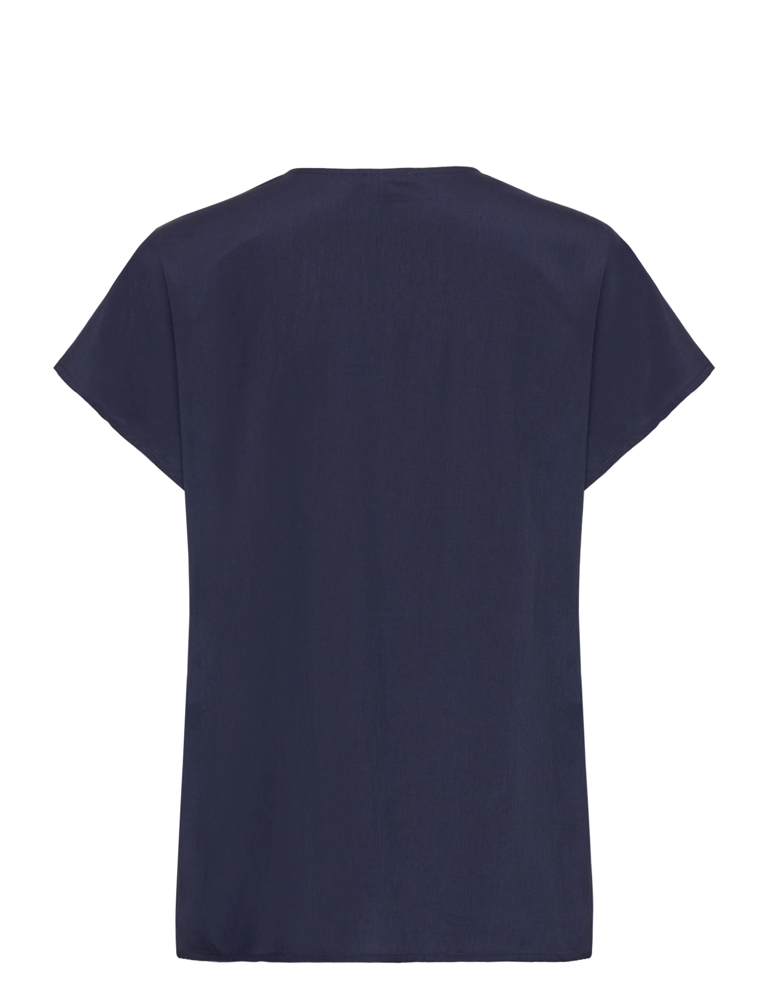 Claire Woman - CWRoksana - Blouse - kurzärmelige blusen - dark navy - 1