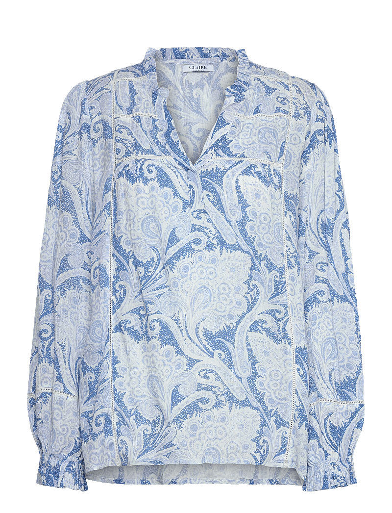 Claire Woman - CWRine - Shirt - langärmlige blusen - blue iris - 0