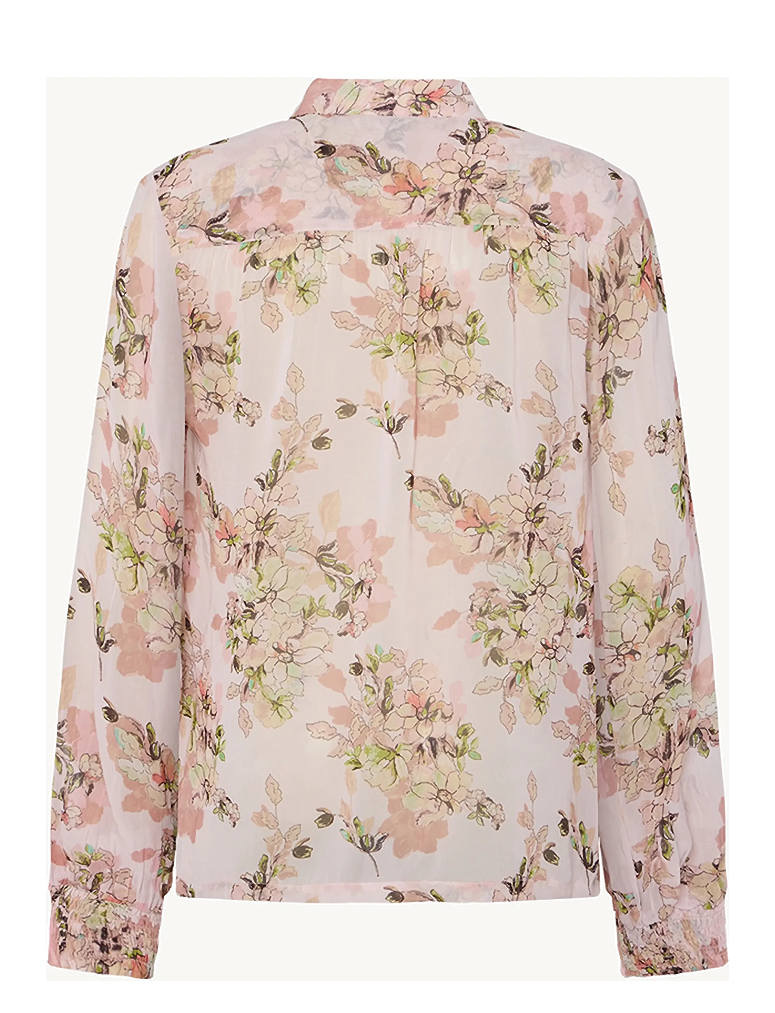 Claire Woman - Shirt CWRenette Flower Leaves - pink touch - 1