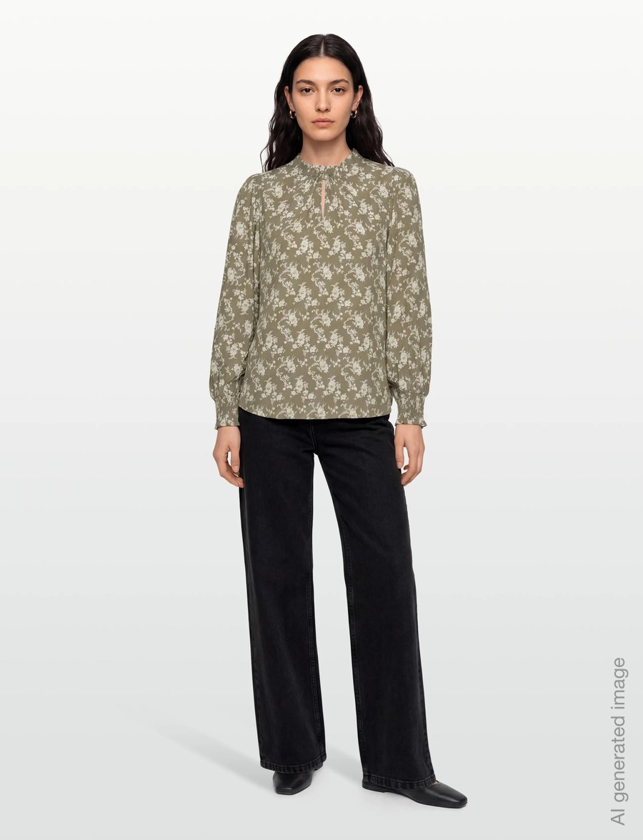 Claire Woman - Shirt CWRaquel Silhouette - langærmede bluser - trekking - 0