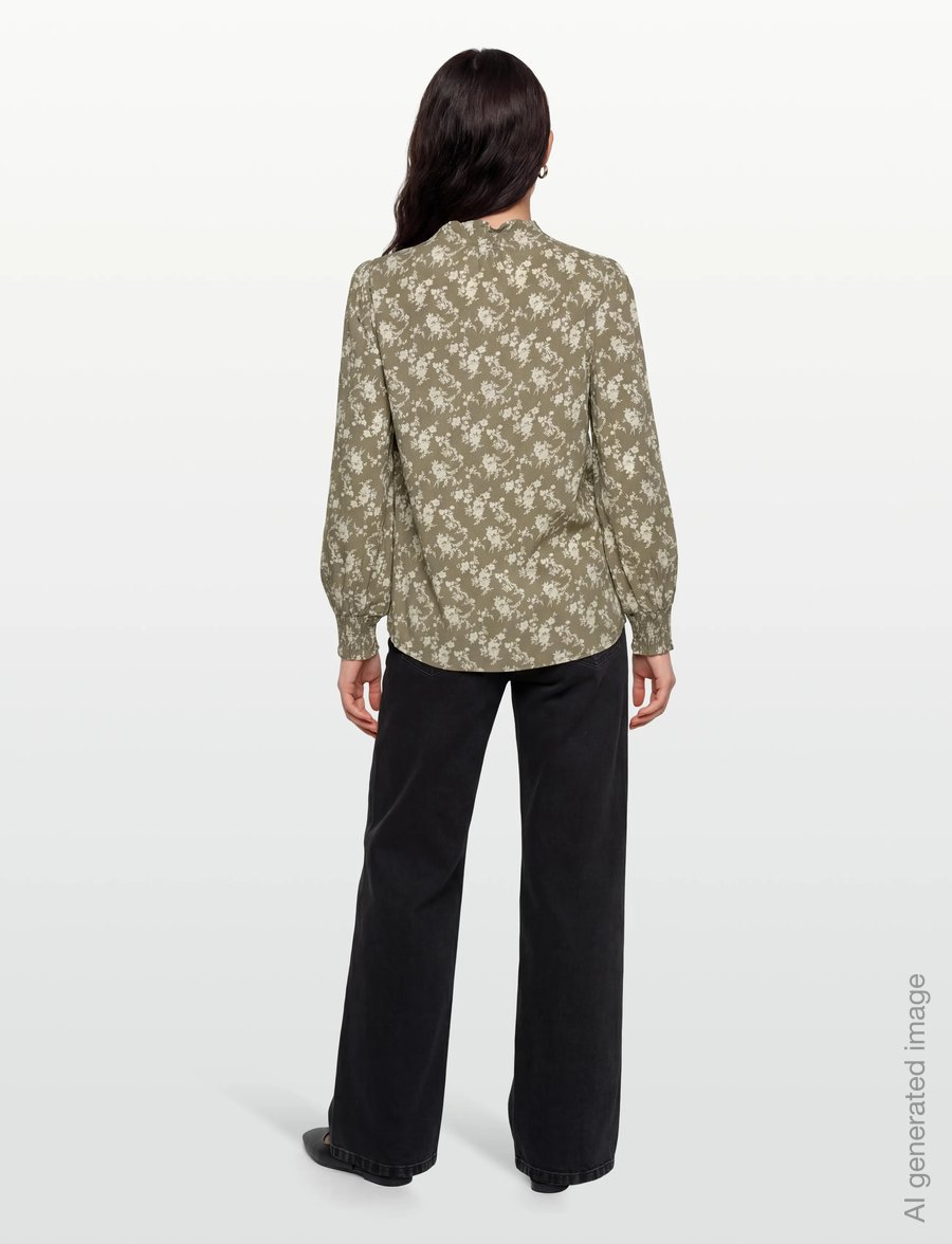 Claire Woman - Shirt CWRaquel Silhouette - langærmede bluser - trekking - 4