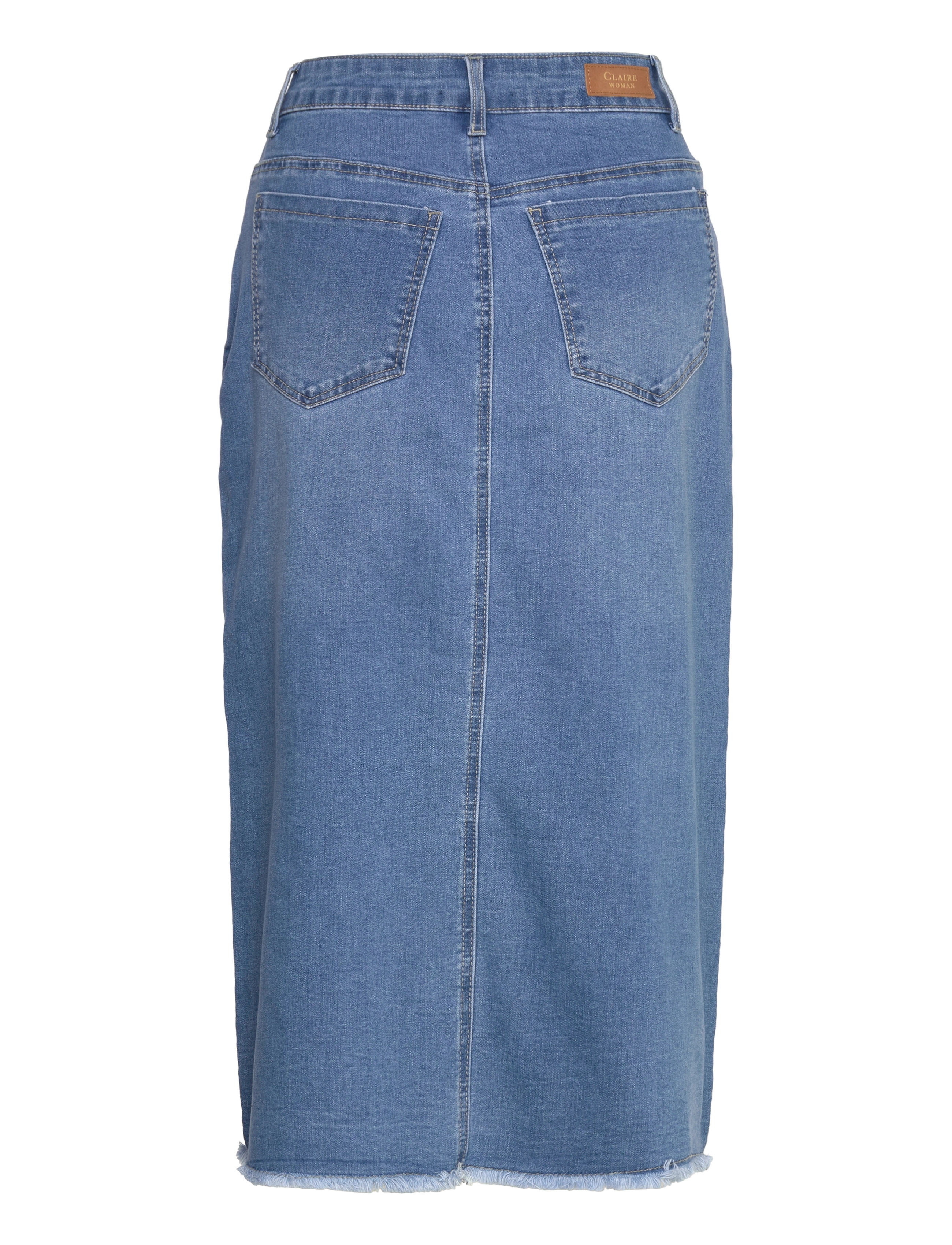 Claire Woman - CWNedda - Skirt - light blue denim - 1