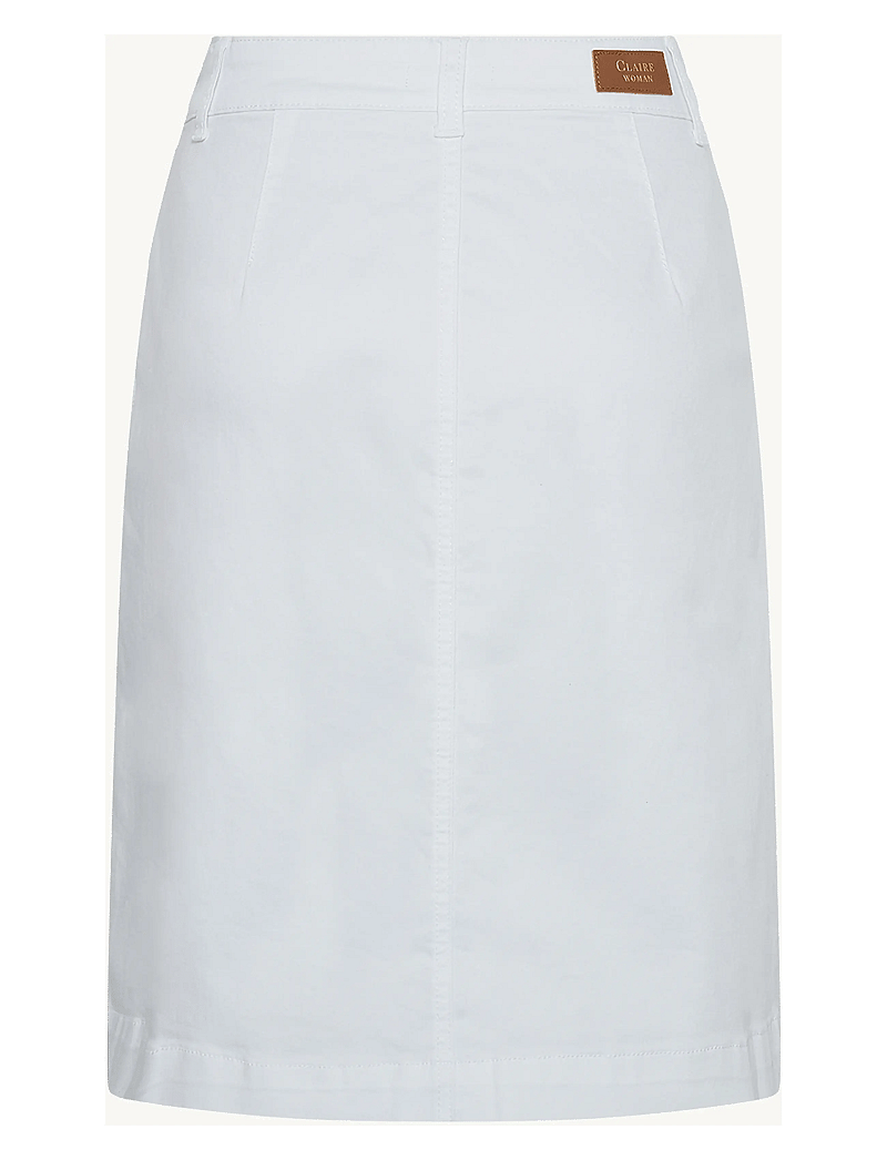 Claire Woman - CWNagina - Skirt - jeansröcke - white - 1