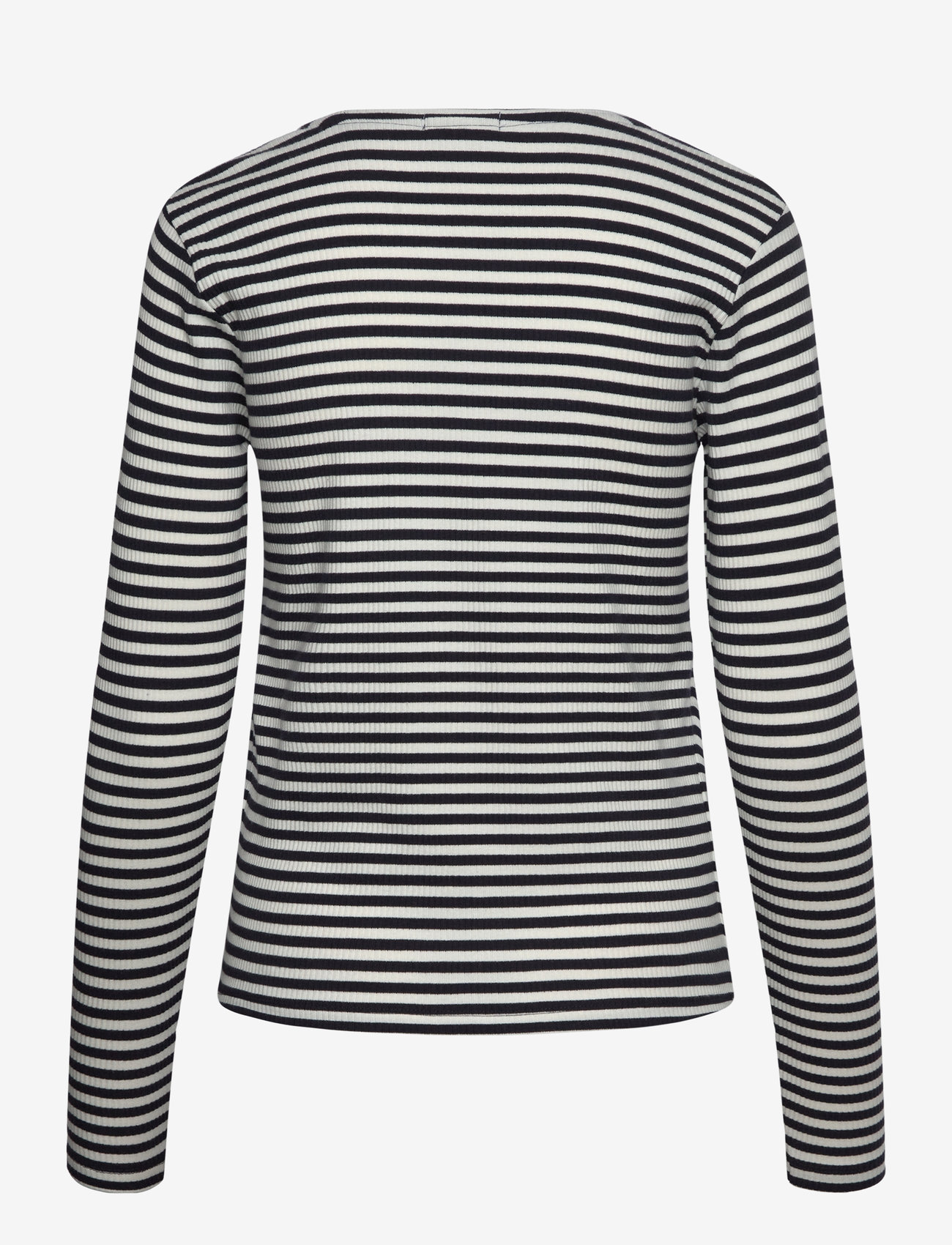 Claire Woman - CWAmy stripe - T-shirt - langärmlige tops - dark navy - 1