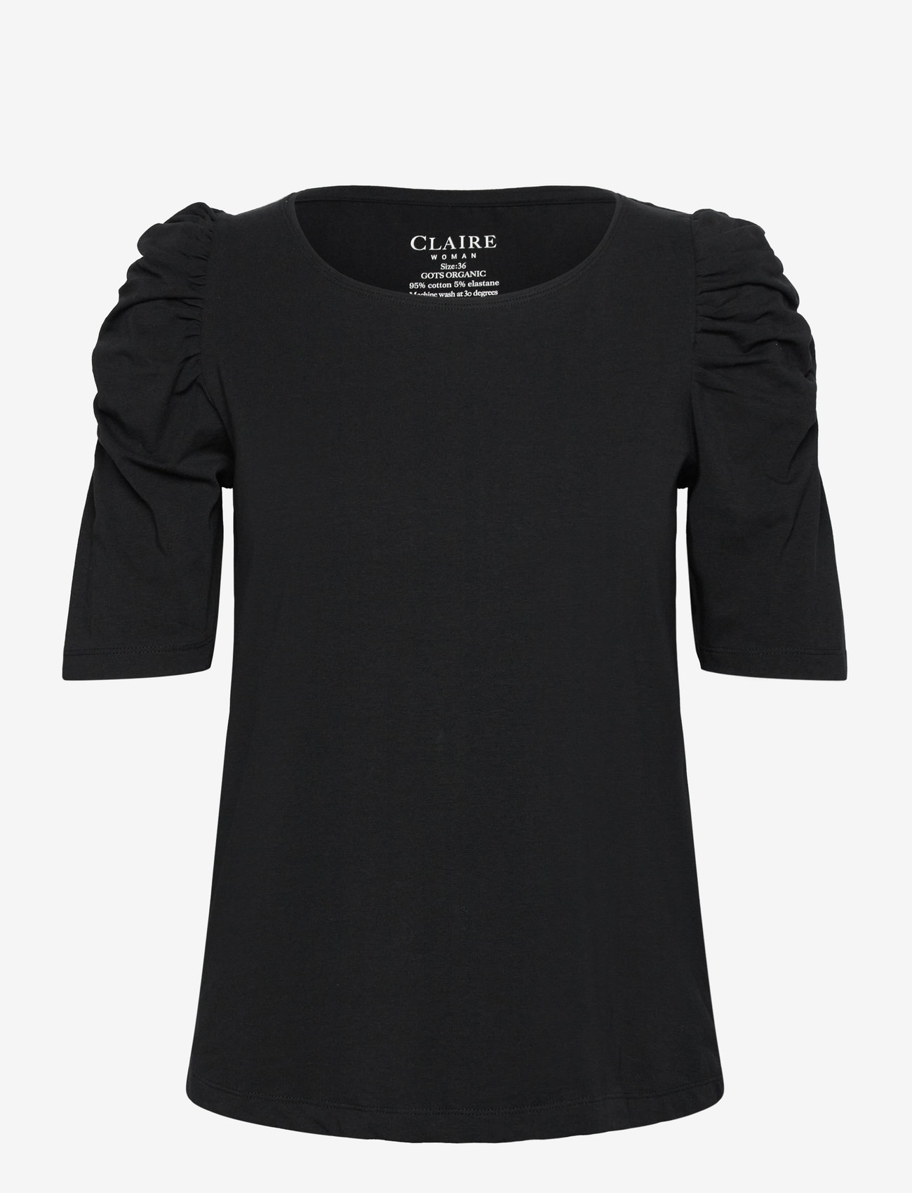 Claire Woman - Cwadrienne - t-shirts - black - 0