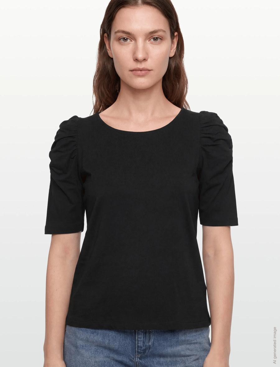 Claire Woman - Cwadrienne - stuttermarbolir og toppar - black - 3