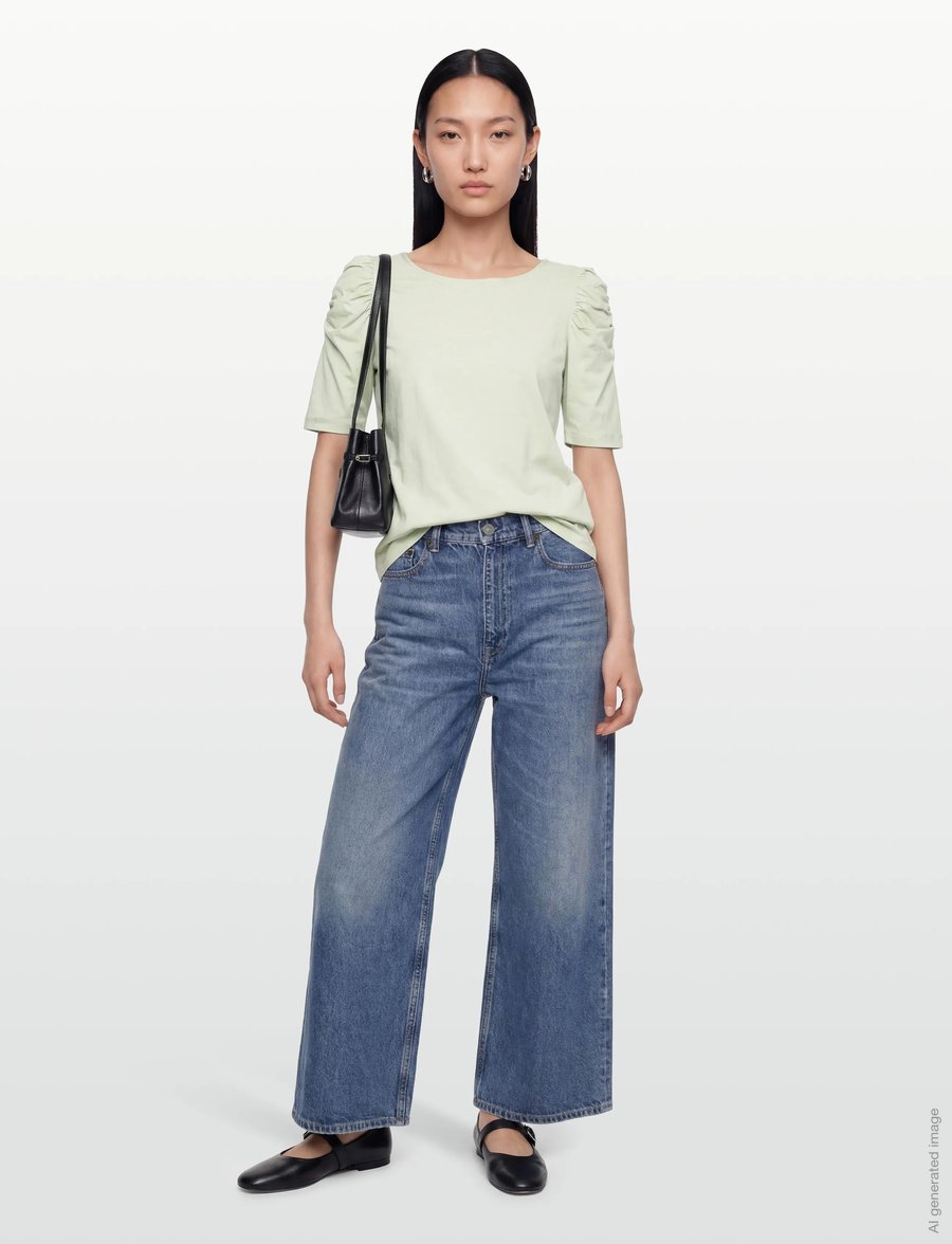 Claire Woman - Cwadrienne - t-shirts - pale aqua - 0