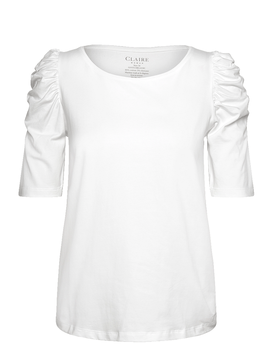 Claire Woman - Cwadrienne - t-shirts - white - 1