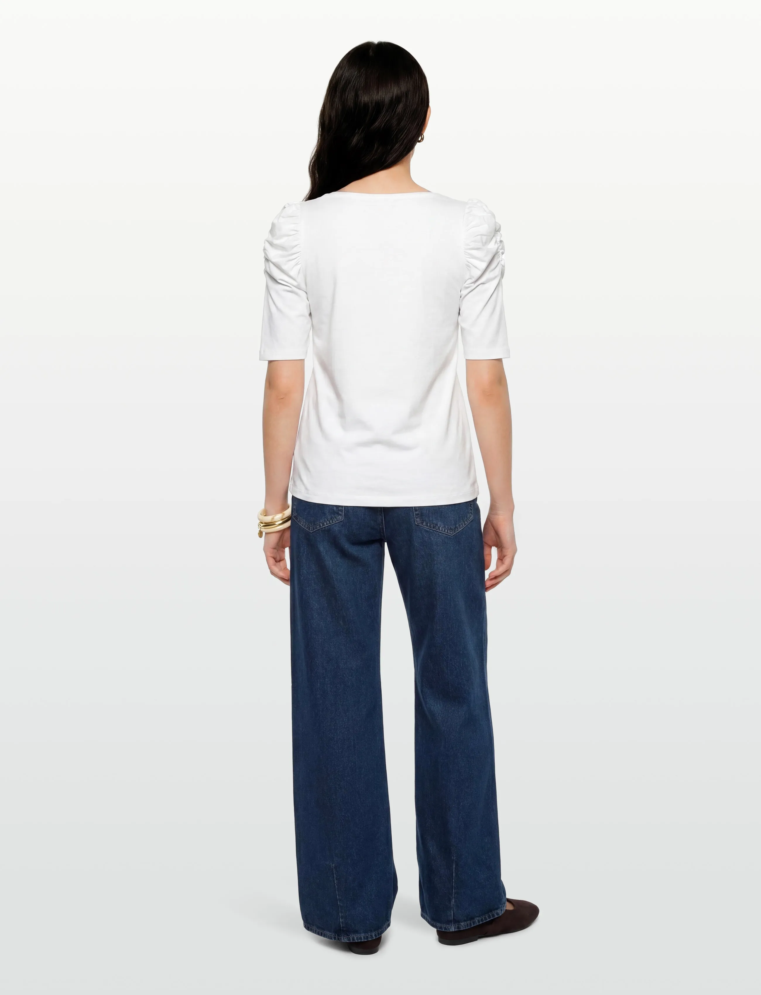 Claire Woman - Cwadrienne - t-shirts - white - 4
