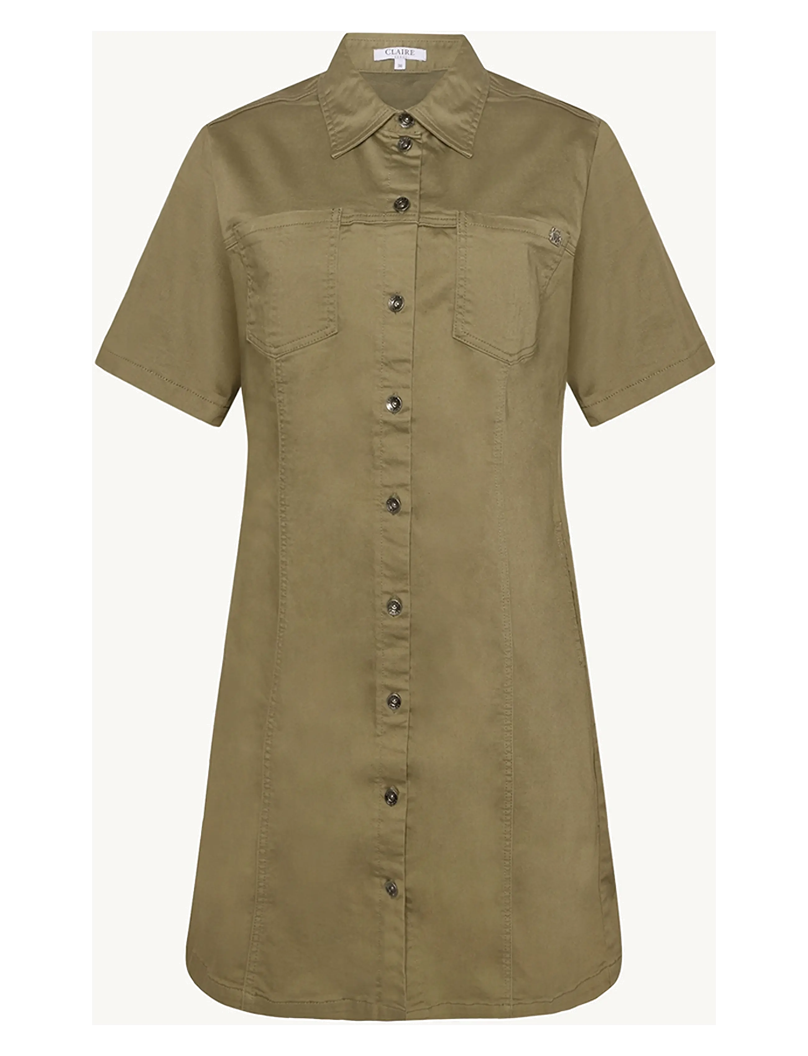 Claire Woman Cwdanee Dress, 38, Dresses, Grün - Shirt Frauen
