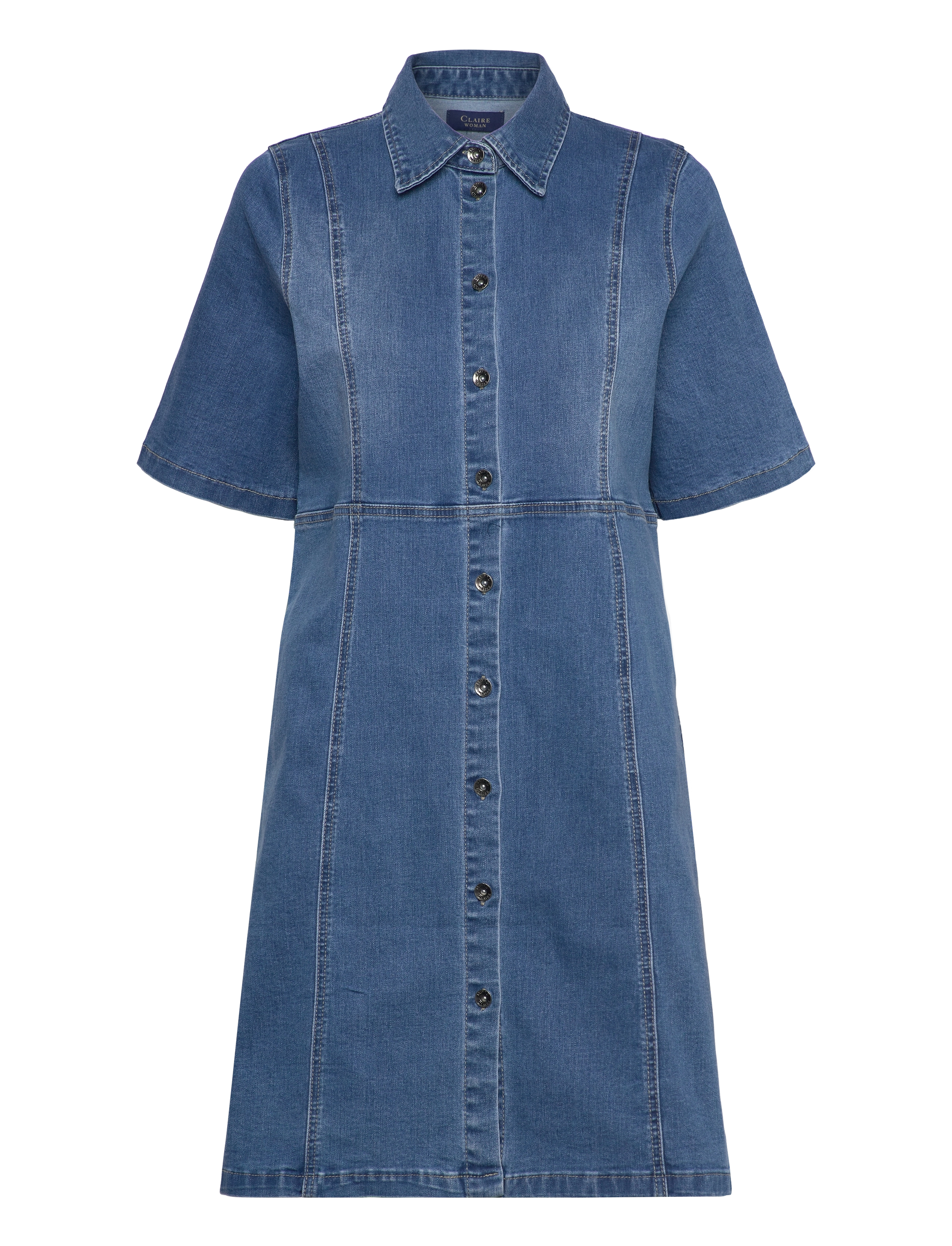 Claire Woman - CWDaisymariia - Dress - light blue denim - 0
