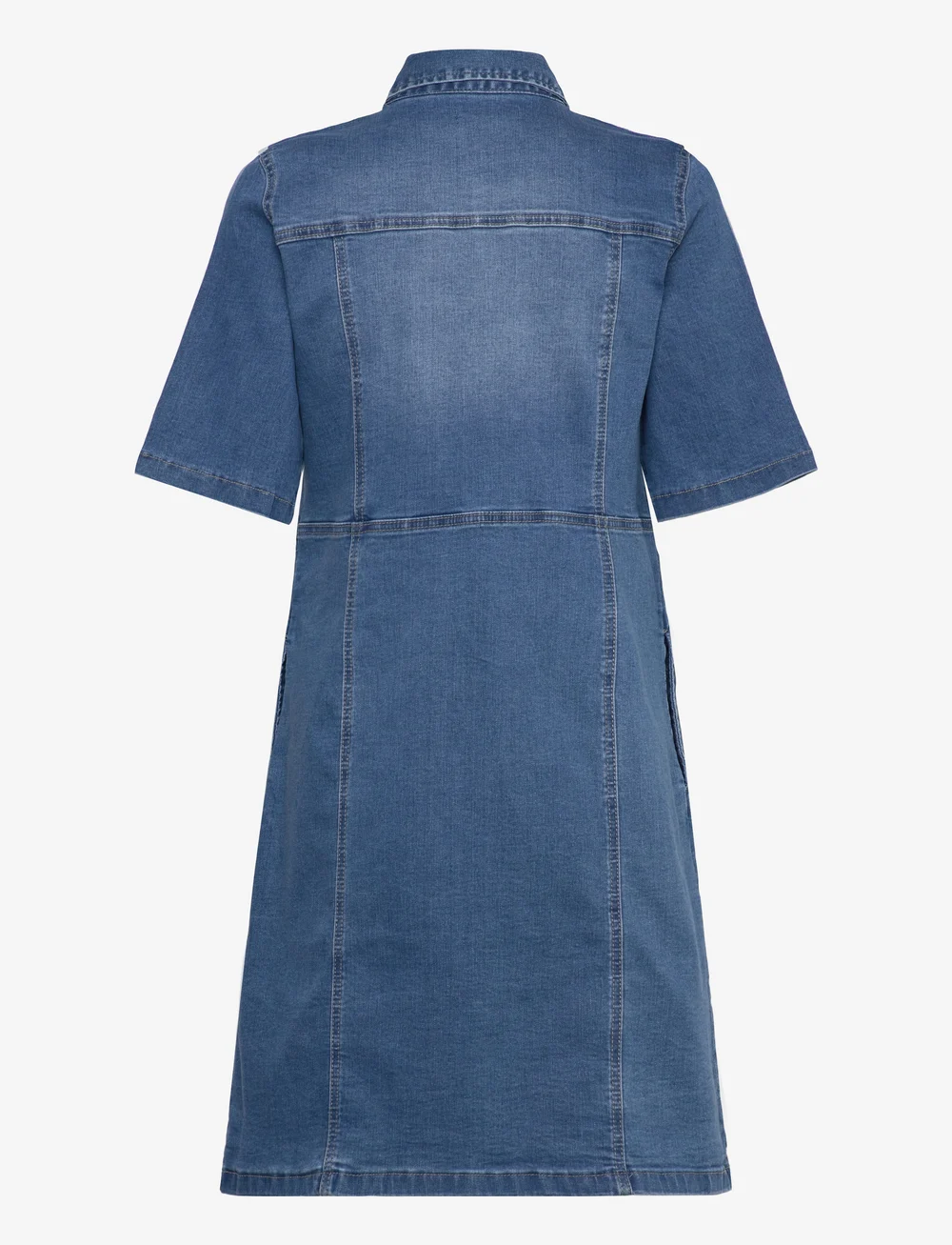 Claire Woman - CWDaisymariia - Dress - hemdkleider - light blue denim - 1
