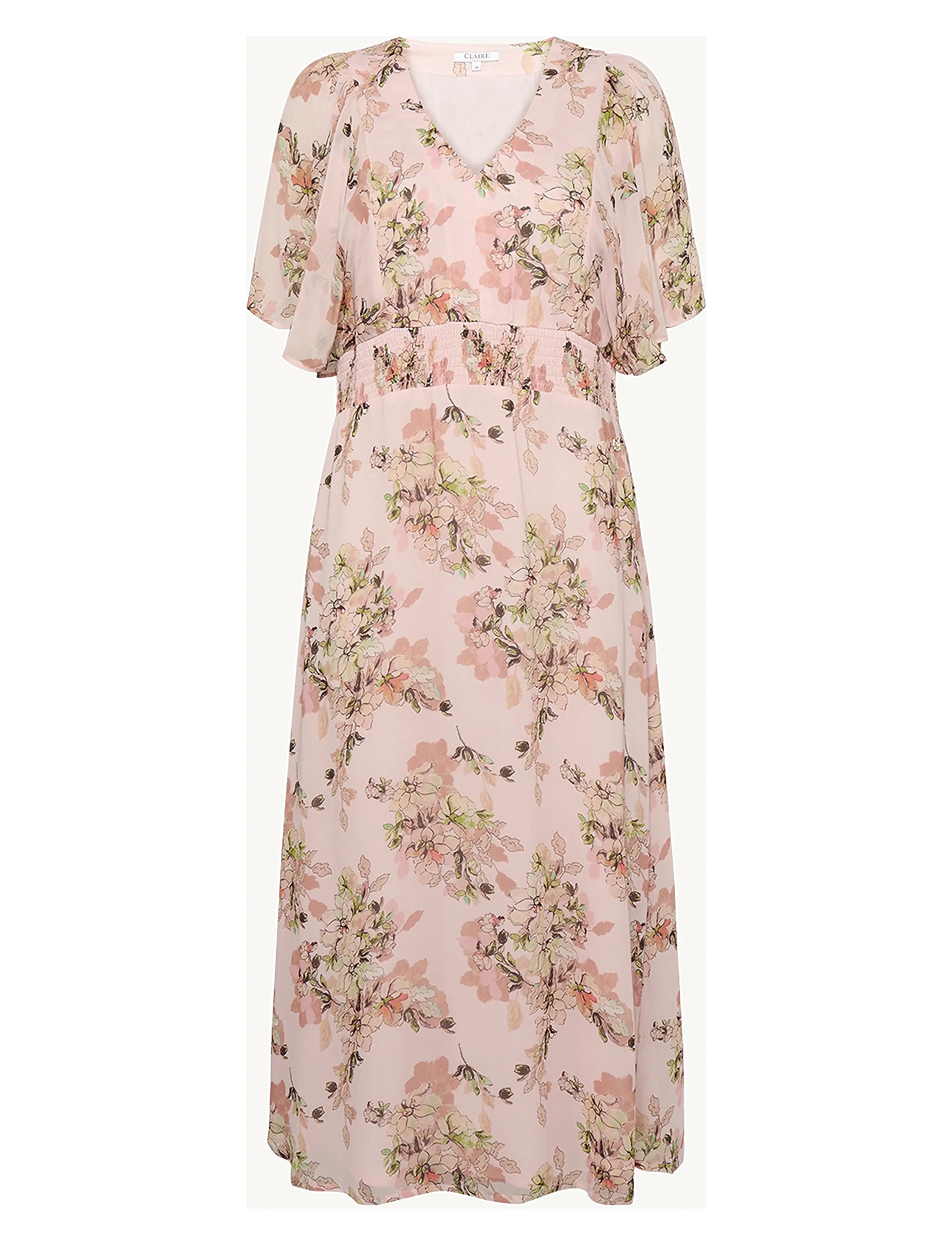 Claire Woman Cwdanijela Dress, 38, Dresses, Rosa - Maxi Frauen