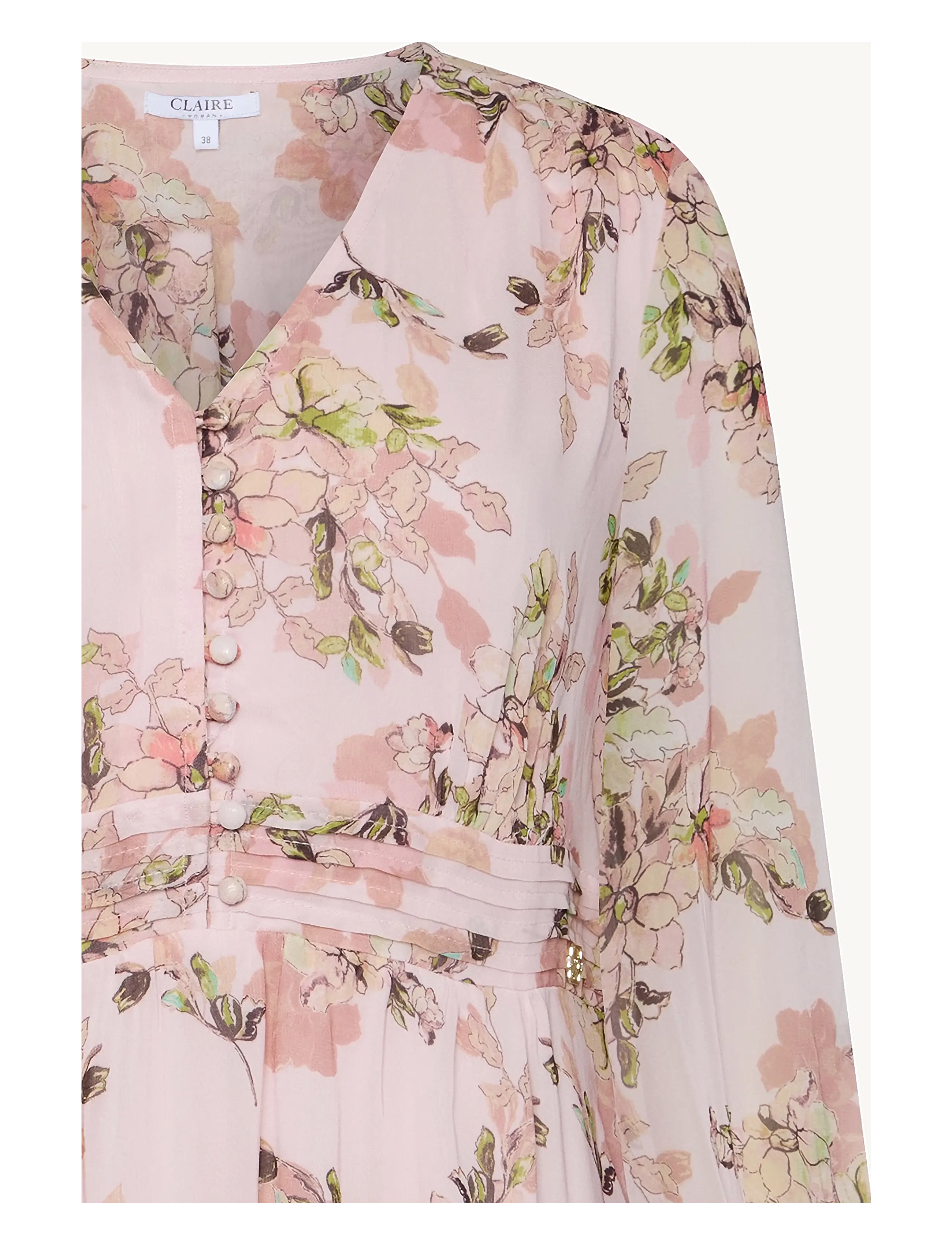 Claire Woman - CWDjana - Dress - midi kjoler - pink touch - 1