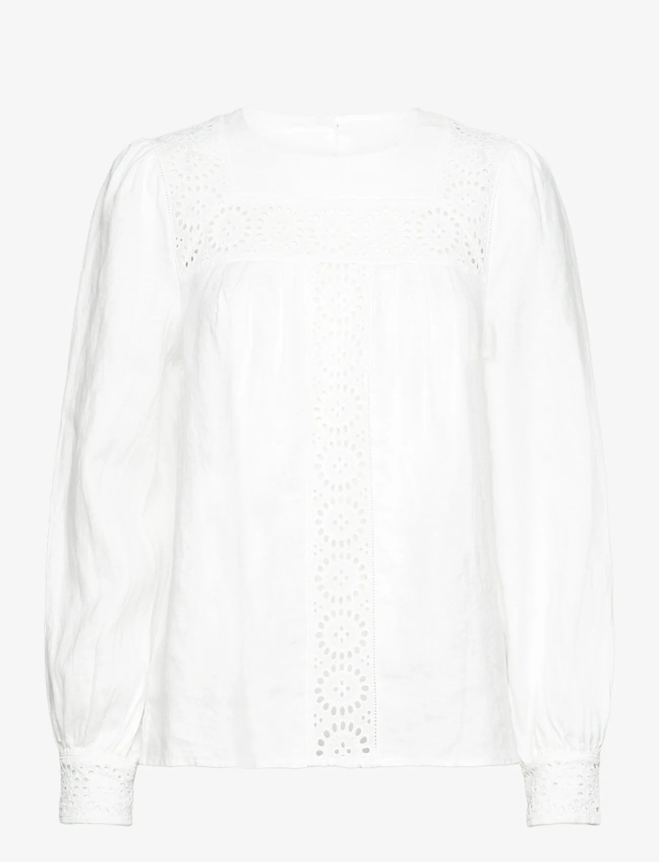 Claire Woman - Rinesa - Shirt - pitkähihaiset paidat - white - 0
