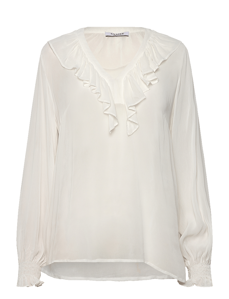 Claire Woman - CWRicheloa - Shirt - langærmede bluser - ivory - 0