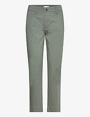 Claire Woman - Thareza - Trousers - chino püksid - olive dust - 0