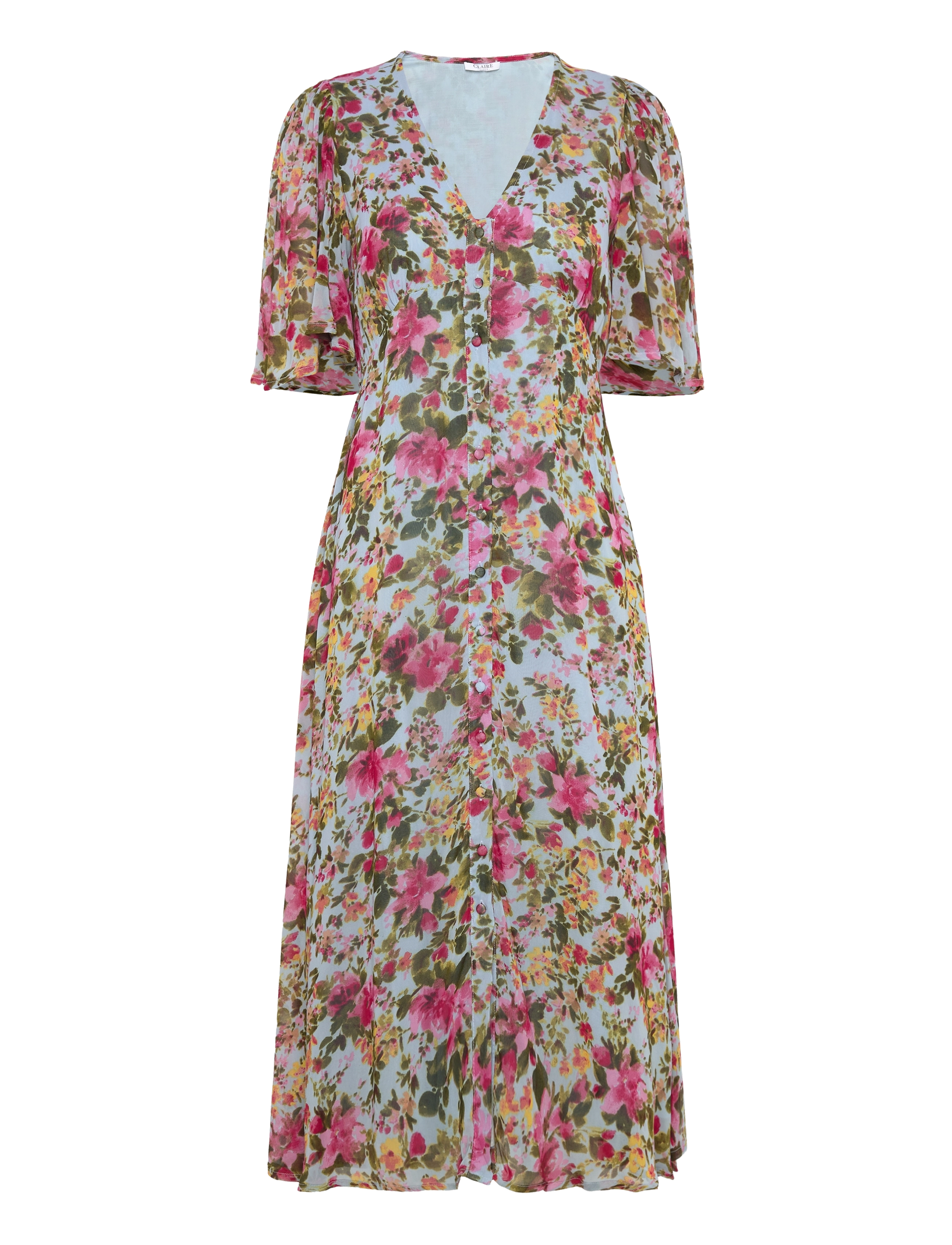 Claire Woman Diara - Dress - Kleding - WINTER SKY / pink/rose