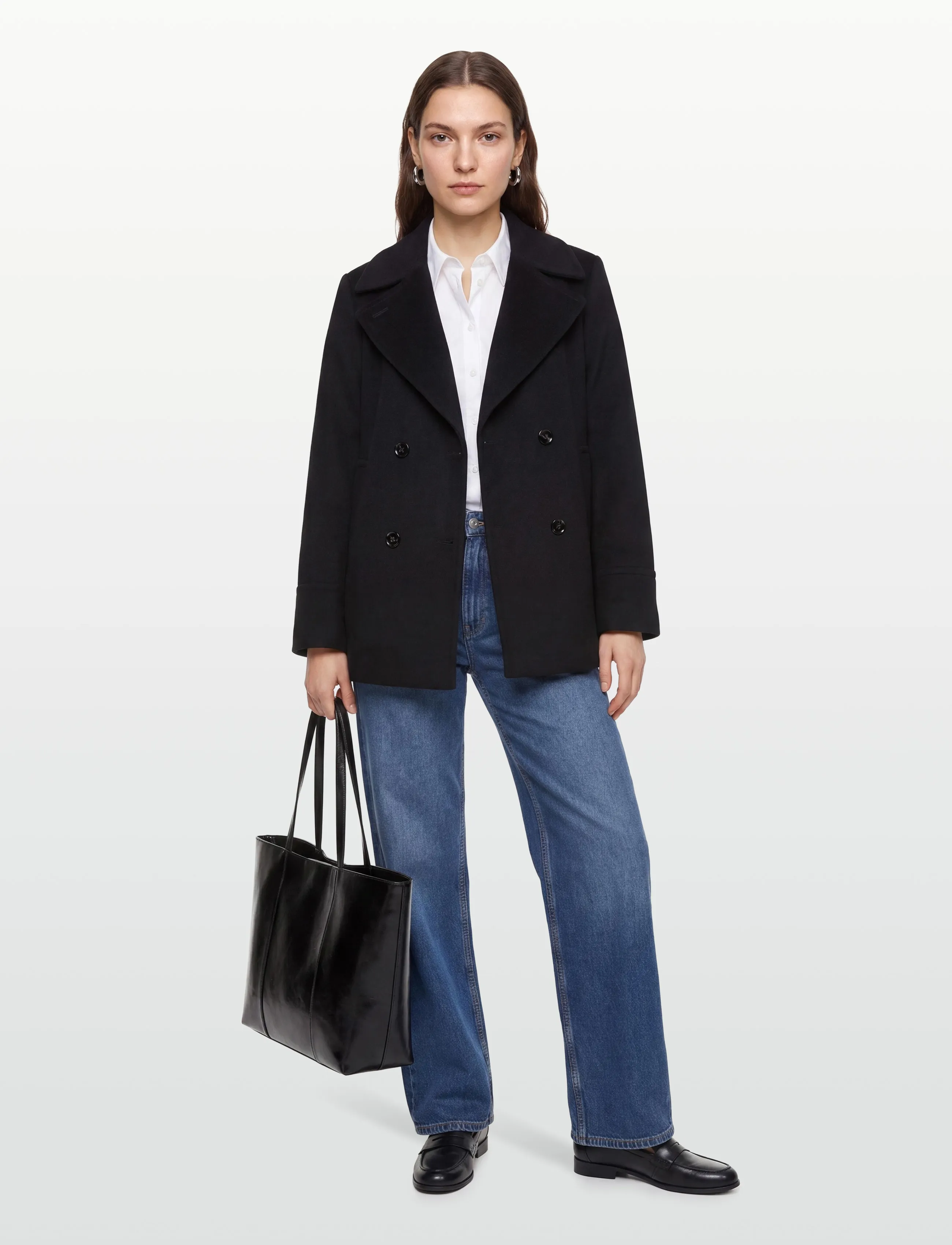 Claire Woman Cwocie, 34, Coats, Schwarz - Wool Frauen