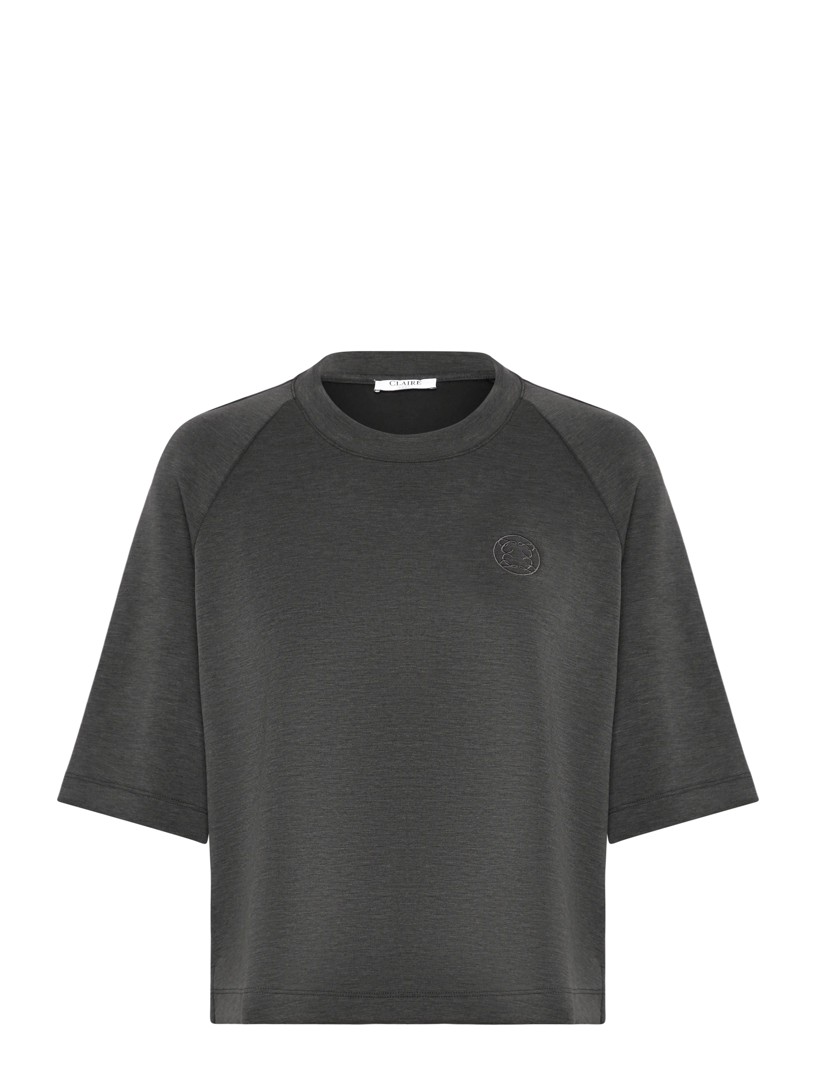 Claire Woman CWAnnemarie - T-särgid ja alussärgid - DARK GREY MELANGE / grey