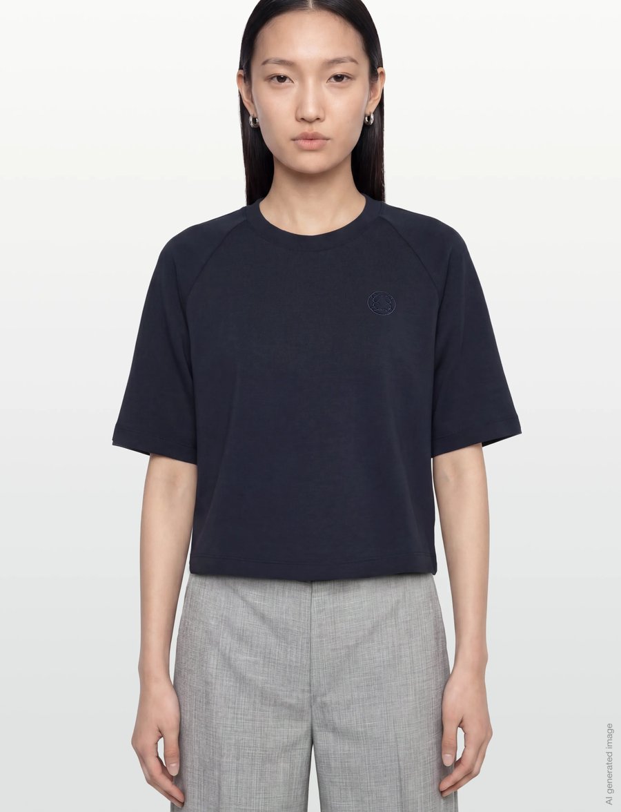 Claire Woman - CWAnnemarie - t-shirts - dark navy - 3