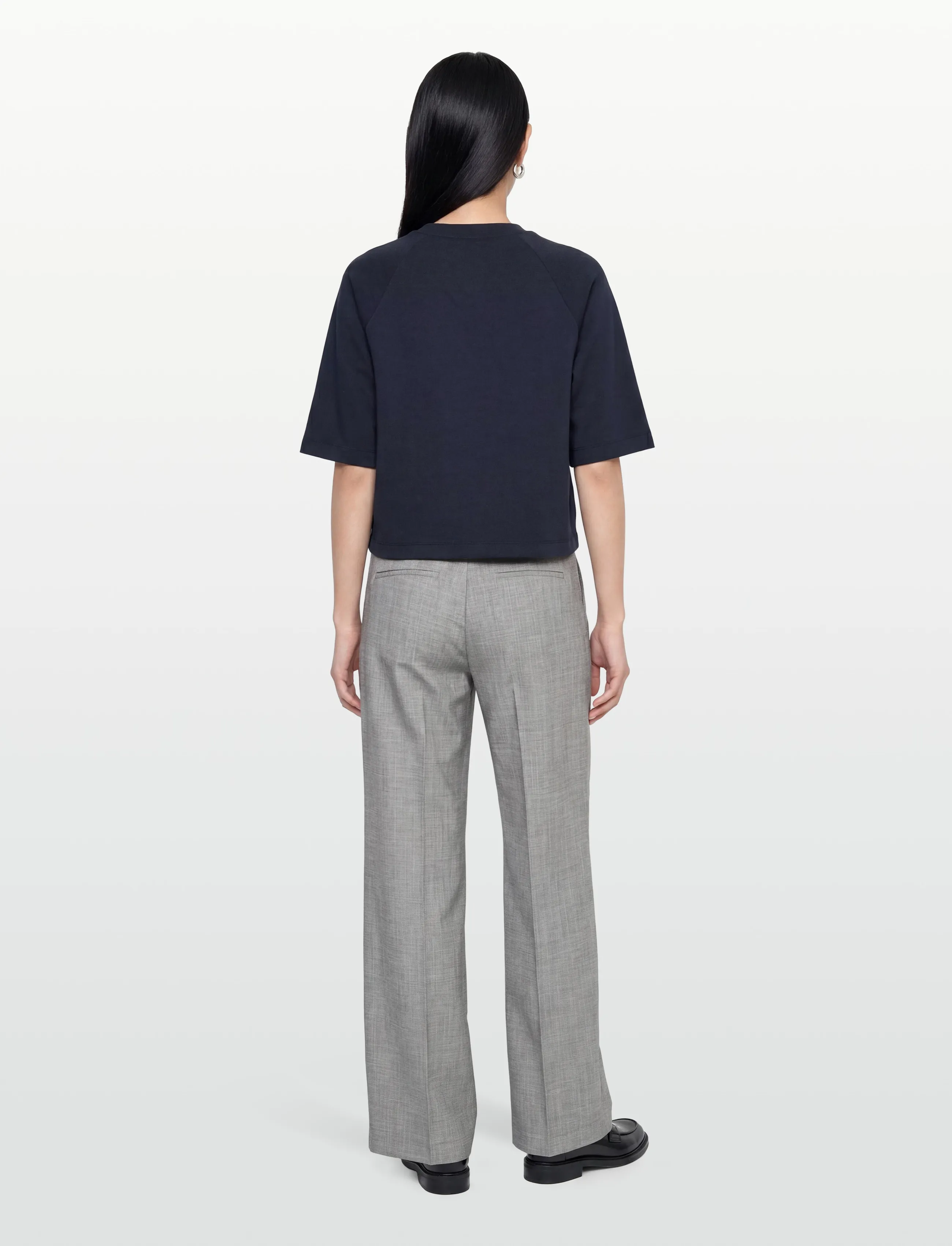 Claire Woman - CWAnnemarie - t-shirts - dark navy - 4