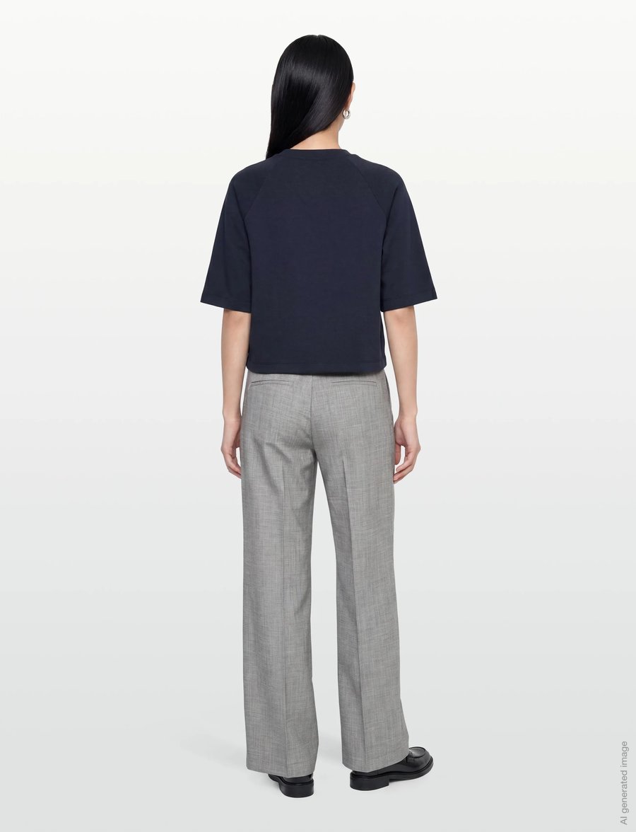 Claire Woman - CWAnnemarie - t-shirts - dark navy - 4
