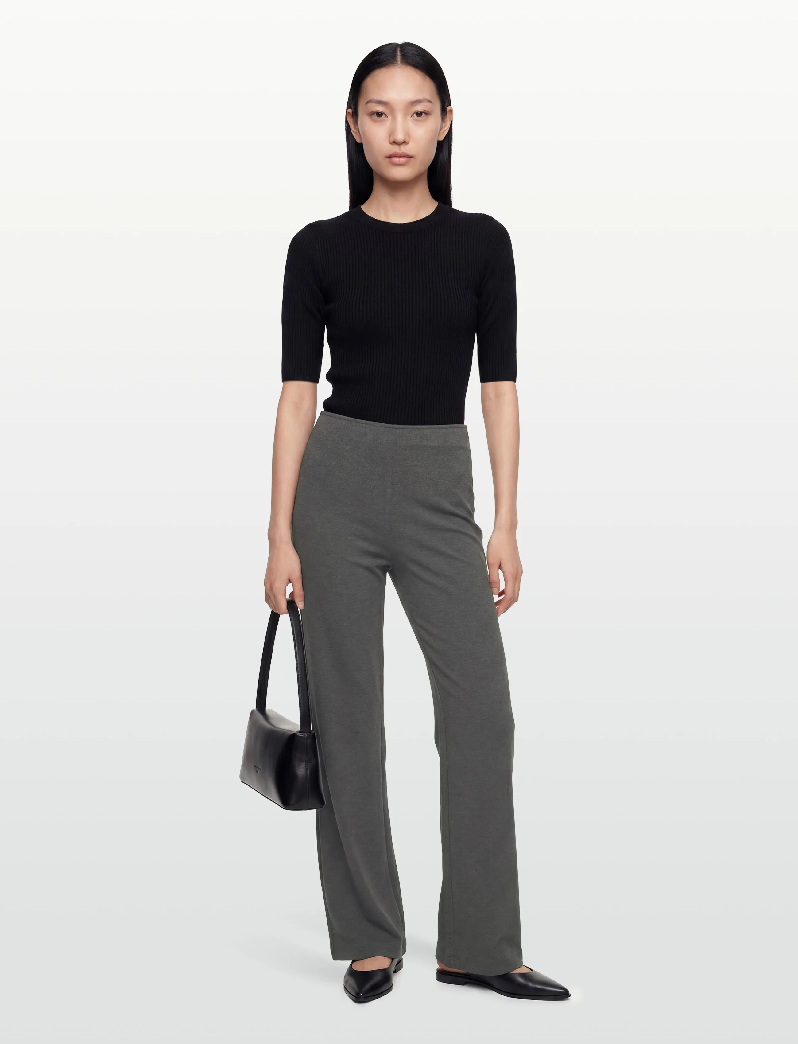 Claire Woman Cwtienna, 38, Trousers, Grau - Flared, Frauen