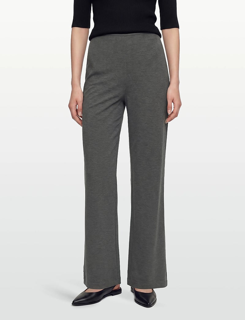 Claire Woman - CWTienna - schlaghose - dark grey melange - 3