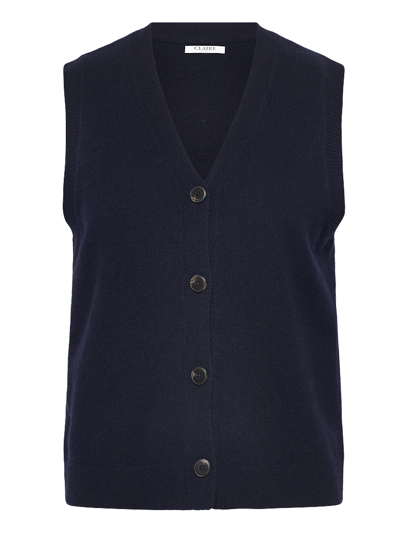 Claire Woman - CWEllie - gestrickte westen - dark navy - 0