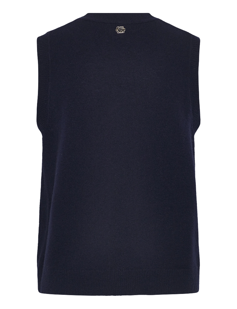 Claire Woman - CWEllie - gestrickte westen - dark navy - 1