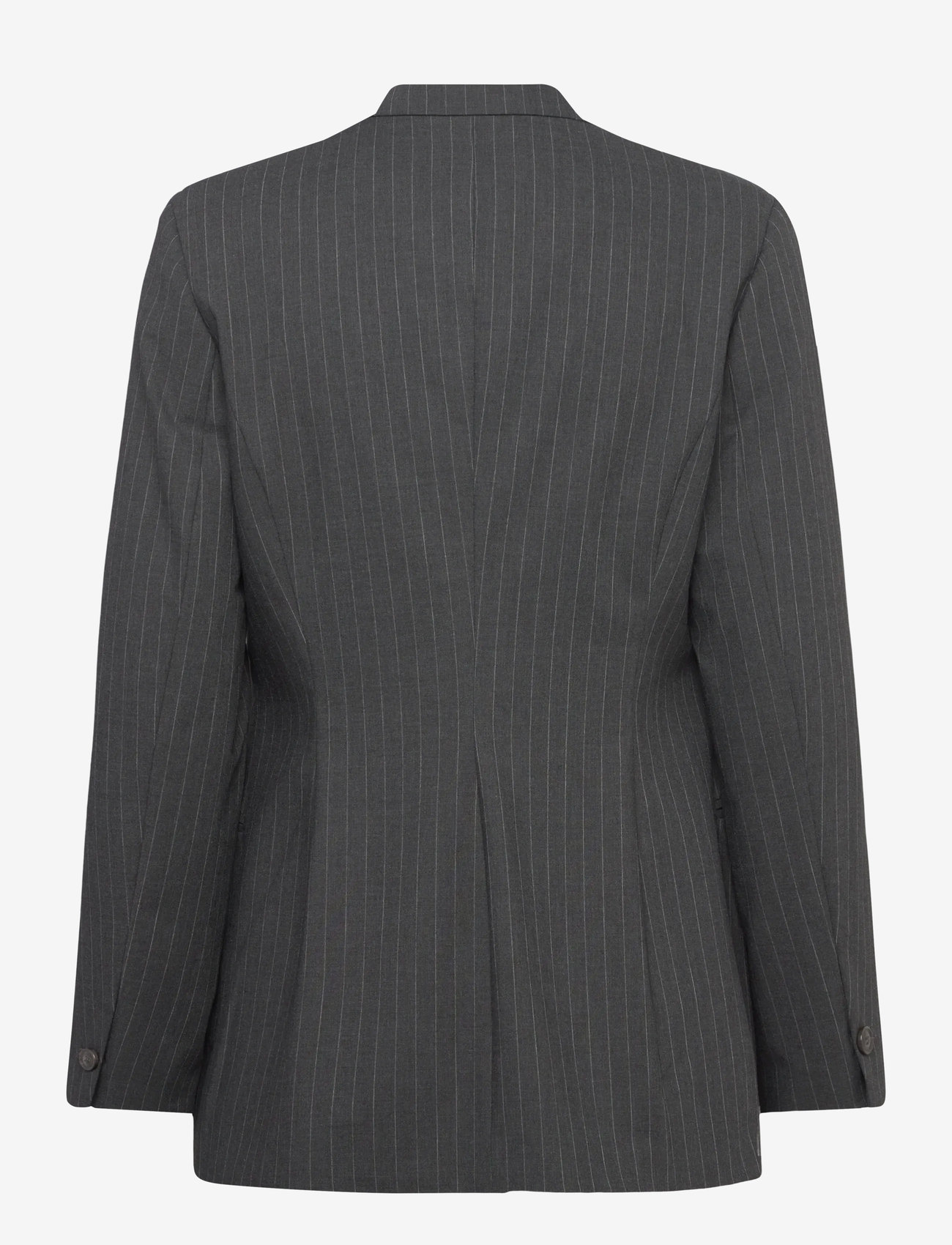 Claire Woman - Cwelody - enkelknäppta kavajer - dark grey melange - 1