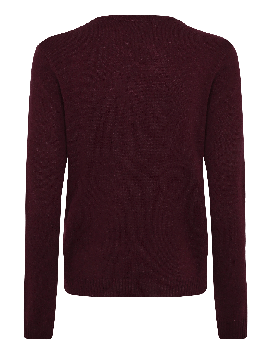 Claire Woman - CWPreet - stickade tröjor - fig melange - 1