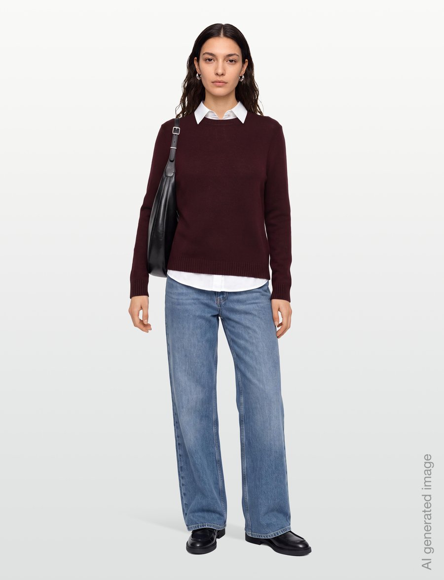Claire Woman - CWPreet - kampsunid - fig melange - 0