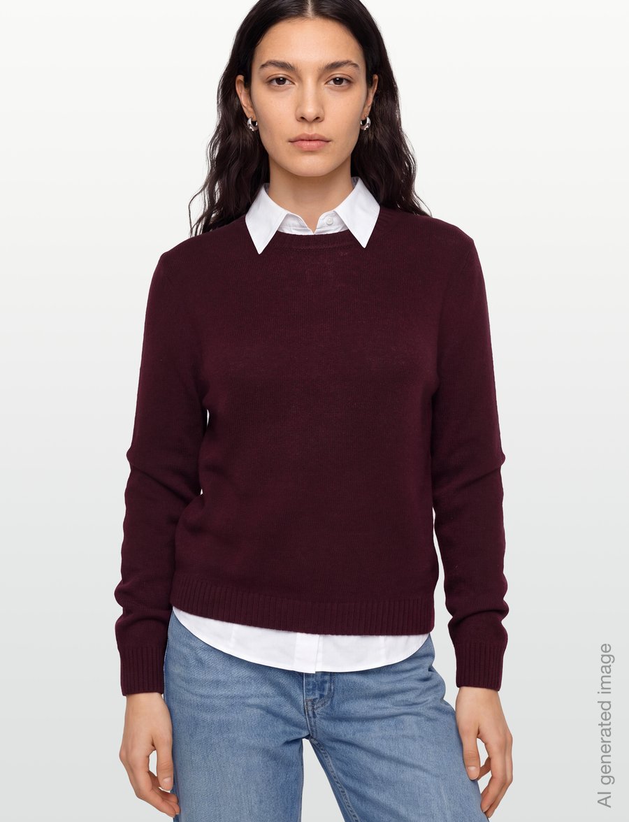 Claire Woman - CWPreet - kampsunid - fig melange - 3