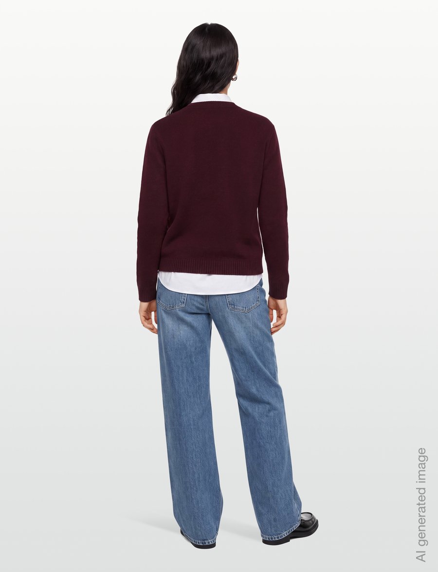 Claire Woman - CWPreet - kampsunid - fig melange - 4