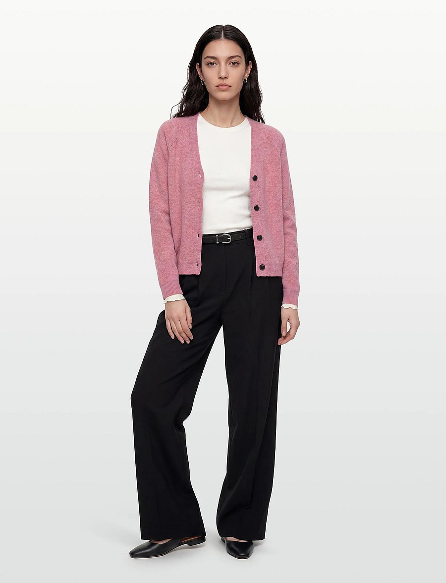 Claire Woman - CWCaila - cardigans - rose wine melange - 0