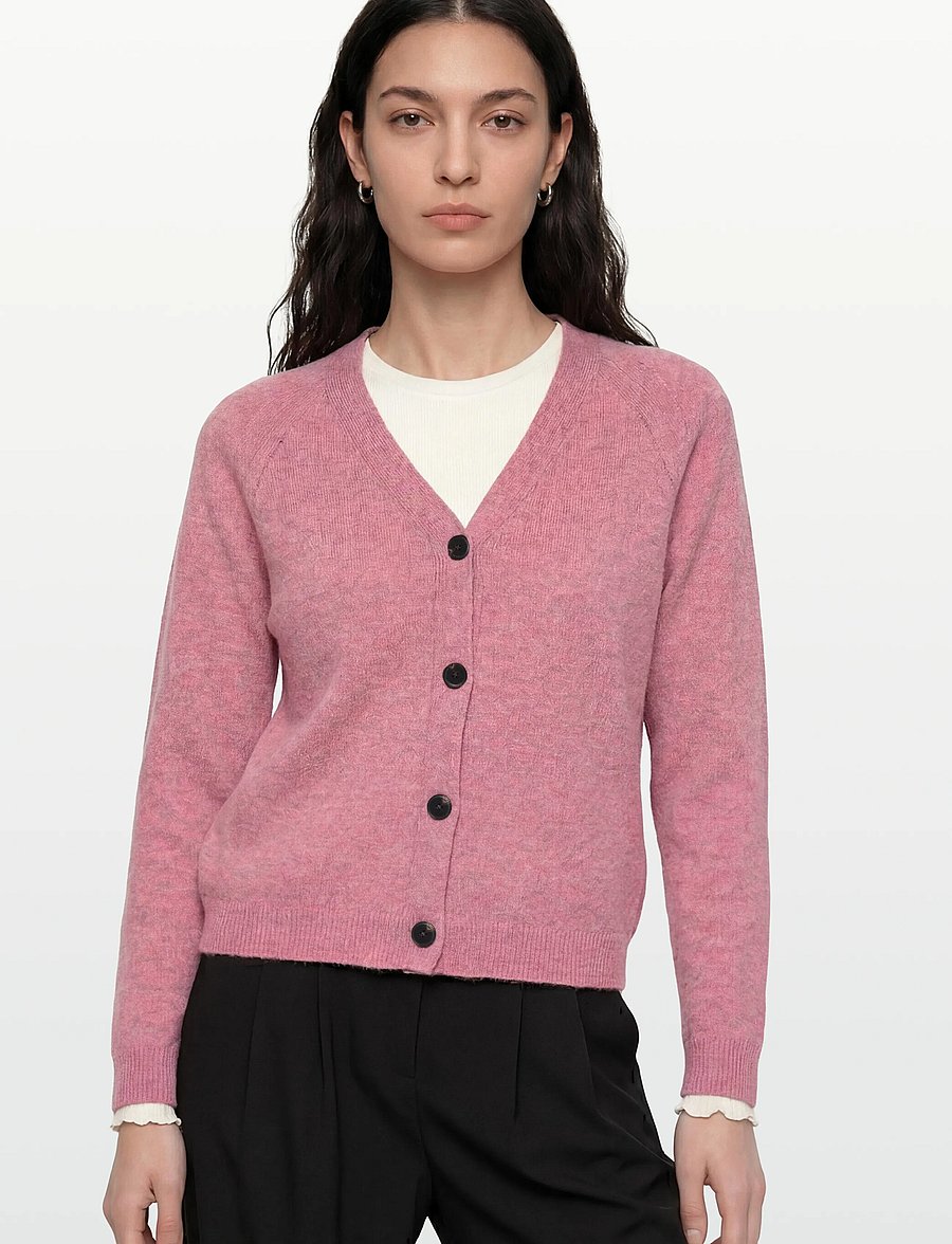 Claire Woman - CWCaila - cardigans - rose wine melange - 3