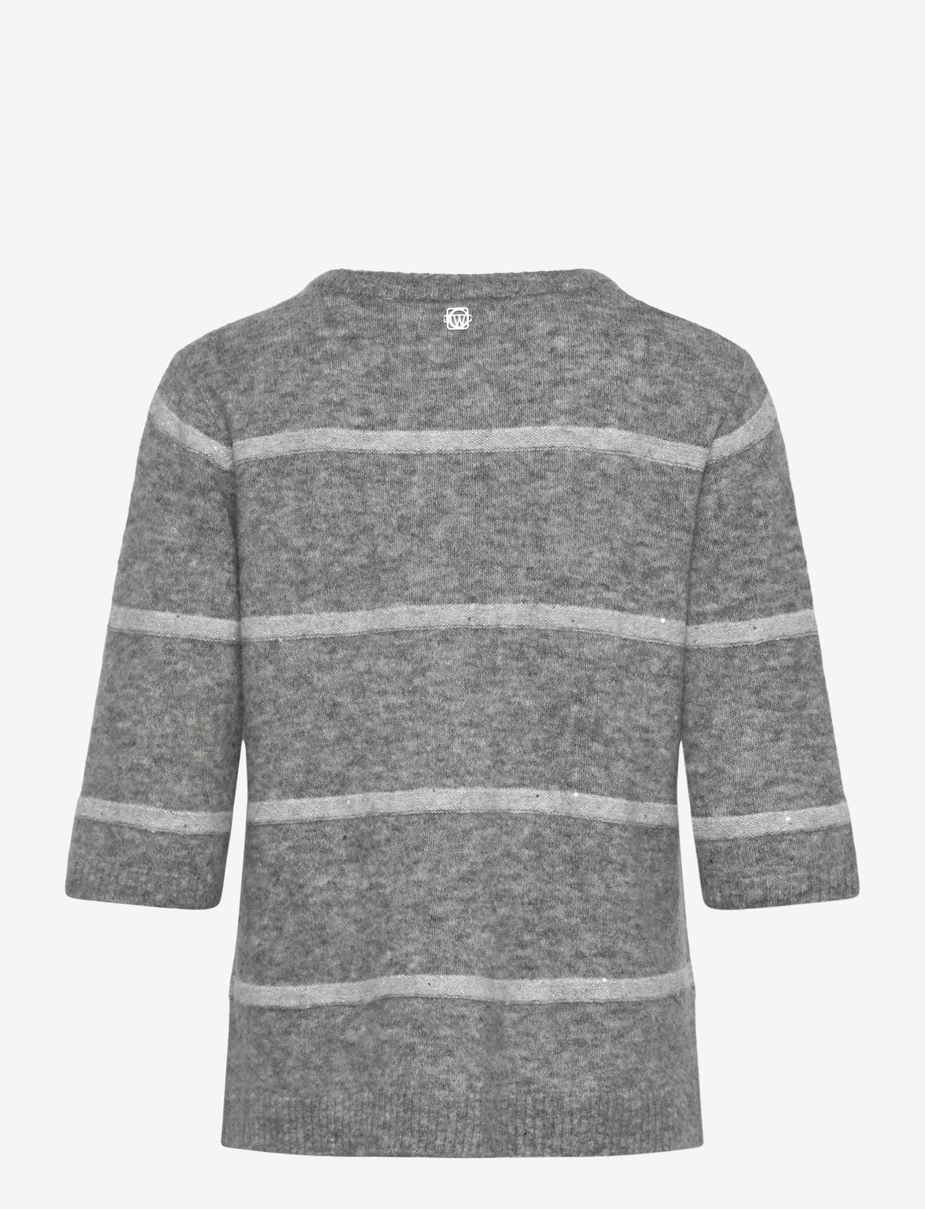 Claire Woman - Cwpareesa - stickade tröjor - grey melange - 1