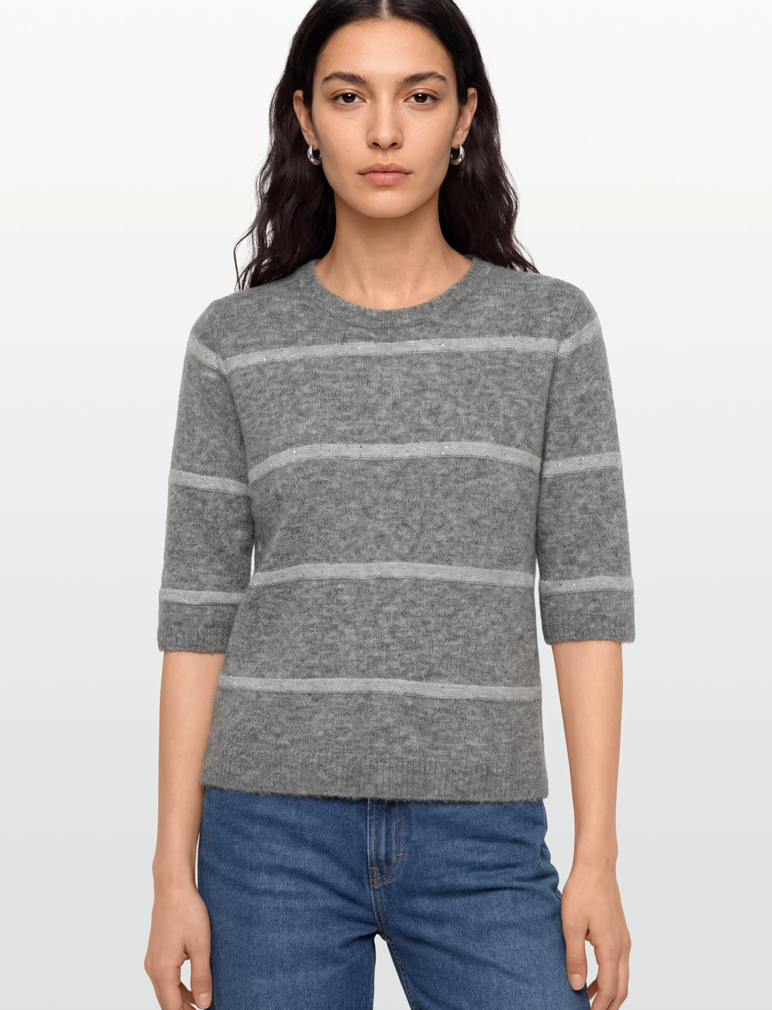 Claire Woman - Cwpareesa - trøjer - grey melange - 3