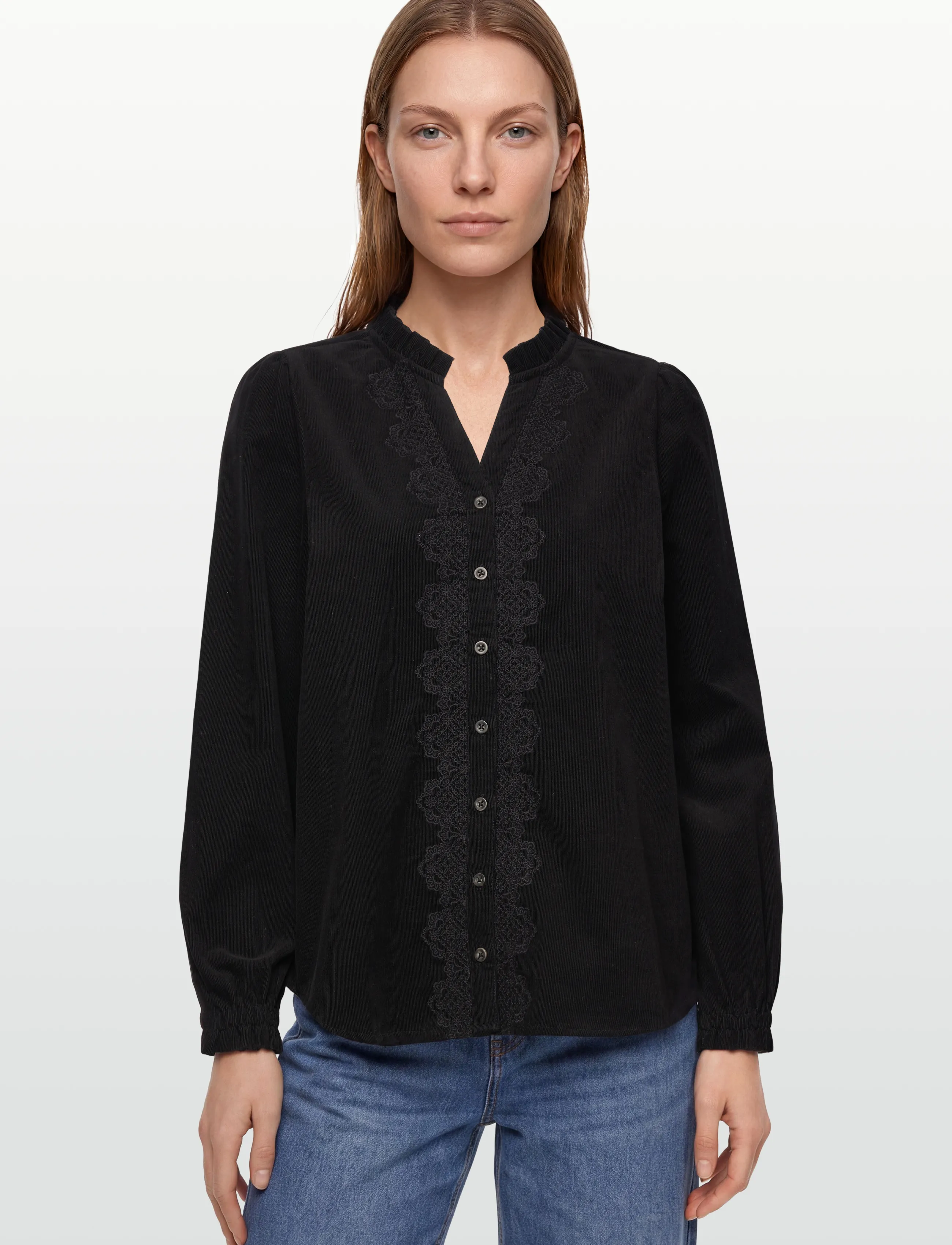 Claire Woman - Cwromane - langærmede skjorter - black - 3