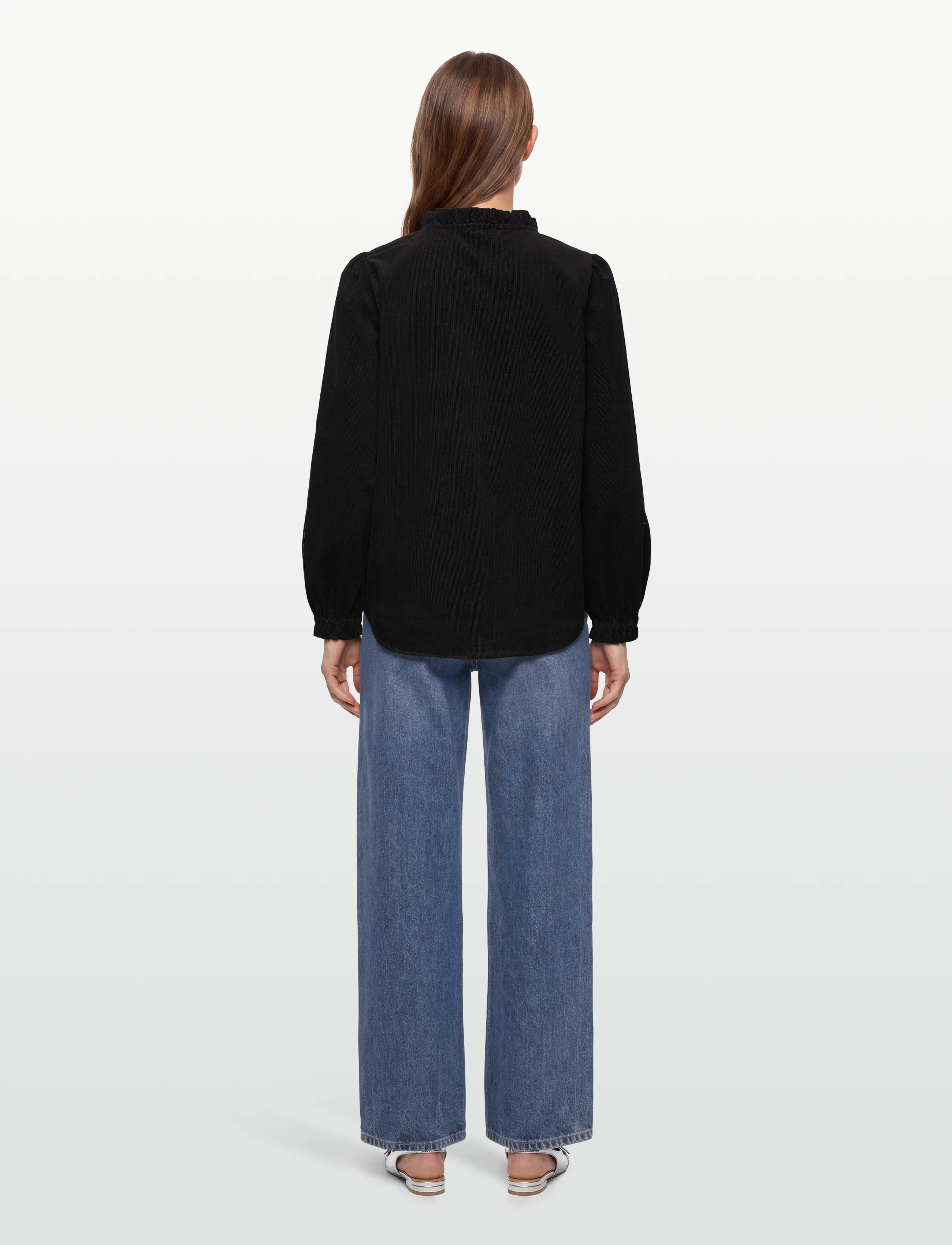 Claire Woman - Cwromane - langærmede skjorter - black - 4